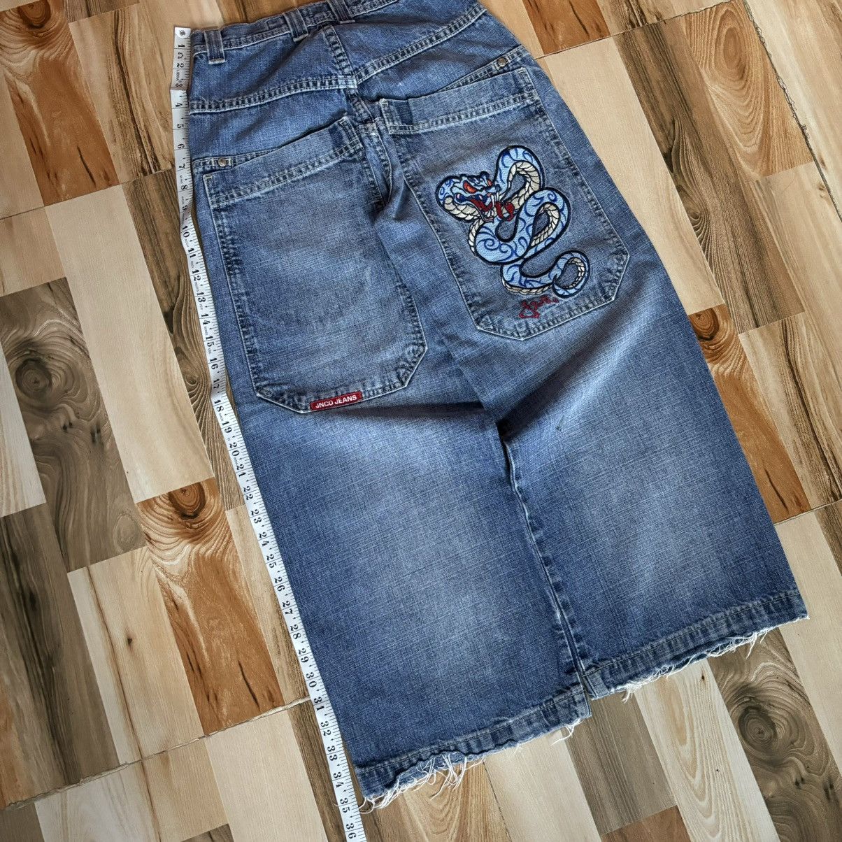 JNCO × Vintage Vintage 90s Jnco Snake Baggy Jeans Size US 26 / EU 42 - 13 Thumbnail