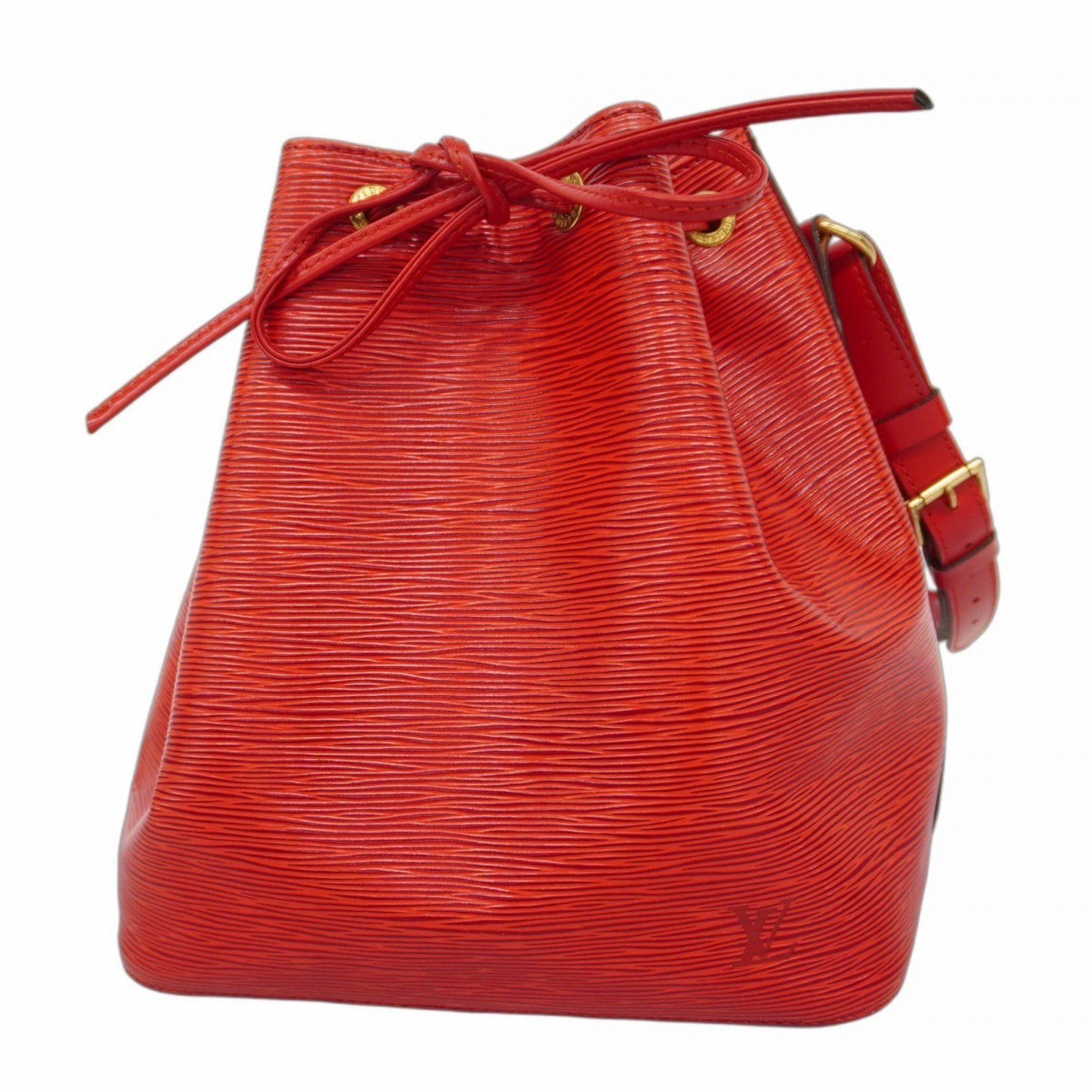 Louis Vuitton Shoulder Bag Epi Petit Noe M59017 Castilian Red Ladies, Women's