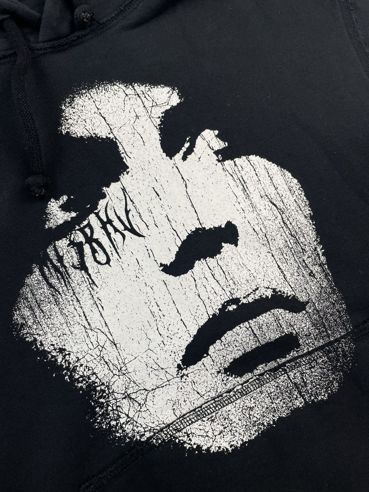 Misbhv MISBHV Black Print Hoodie W/ Face Size US L / EU 52-54 / 3 - 3 Thumbnail