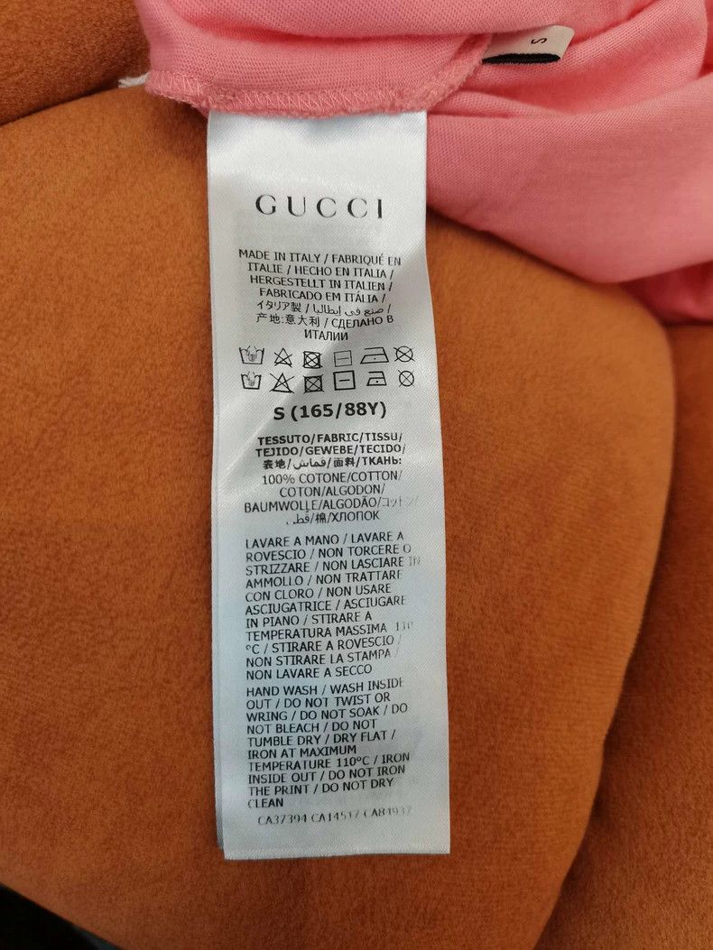 Gucci Gucci Pink gold-plated logo short sleeves 2504-Nextarrow Size S / US 4 / IT 40 - 5 Thumbnail