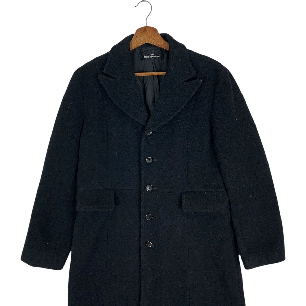 Comme des Garcons Homme Plus VINTAGE COMME DES GARCONS TRICOT WOOL OVERCOAT Size M / US 6-8 / IT 42-44 - 4 Thumbnail
