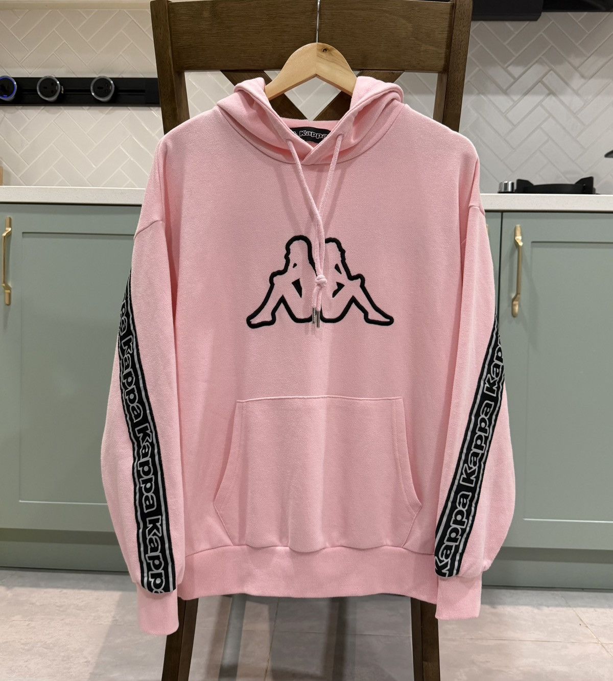 Kappa Kappa Embroidery Big Logo Hoodie Sweatshirt Size M / US 6-8 / IT 42-44 - 2 Thumbnail