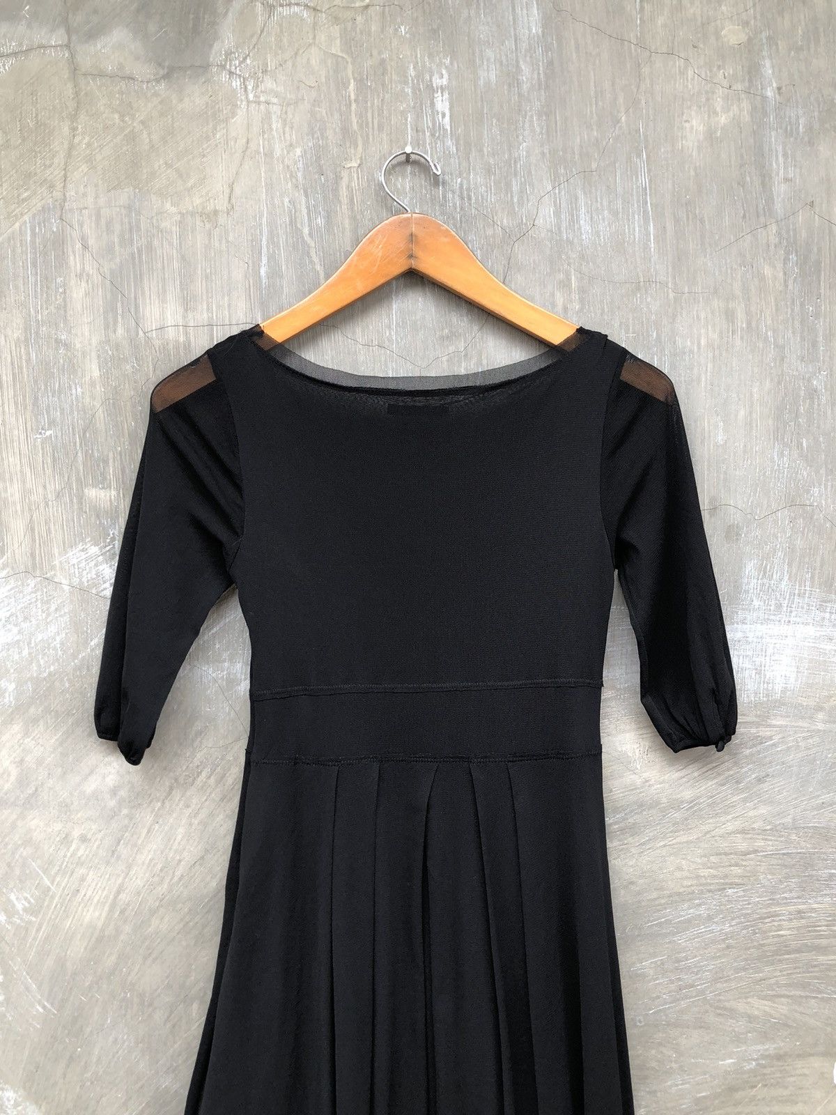 Vivienne Tam Vivienne Tam Black Flower Women Midi Dress Size S / US 4 / IT 40 - 11 Thumbnail