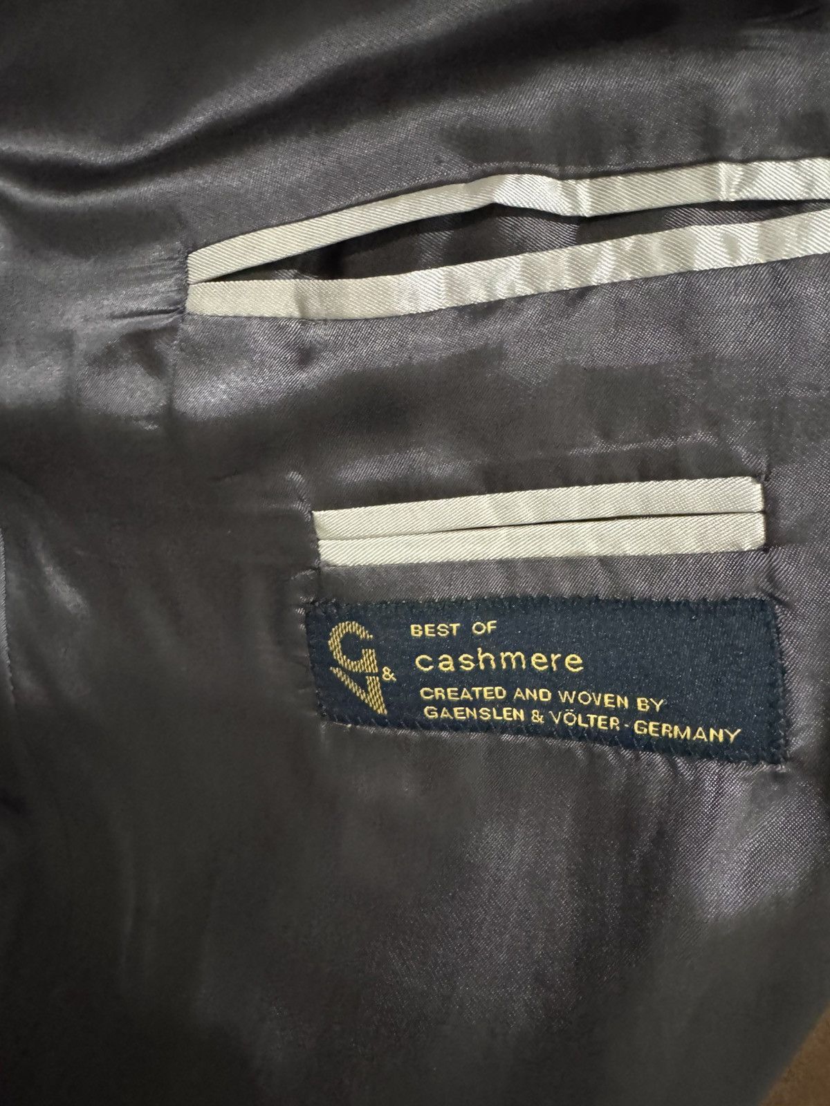 Other Roberto Zanieri Men's Brown Cashmere Blazer Jacket size 52R Size 52R - 7 Thumbnail