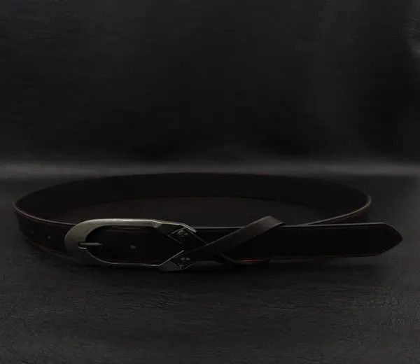Other Premium Leather Belt with Unique Buckle Size ONE SIZE - 5 Thumbnail