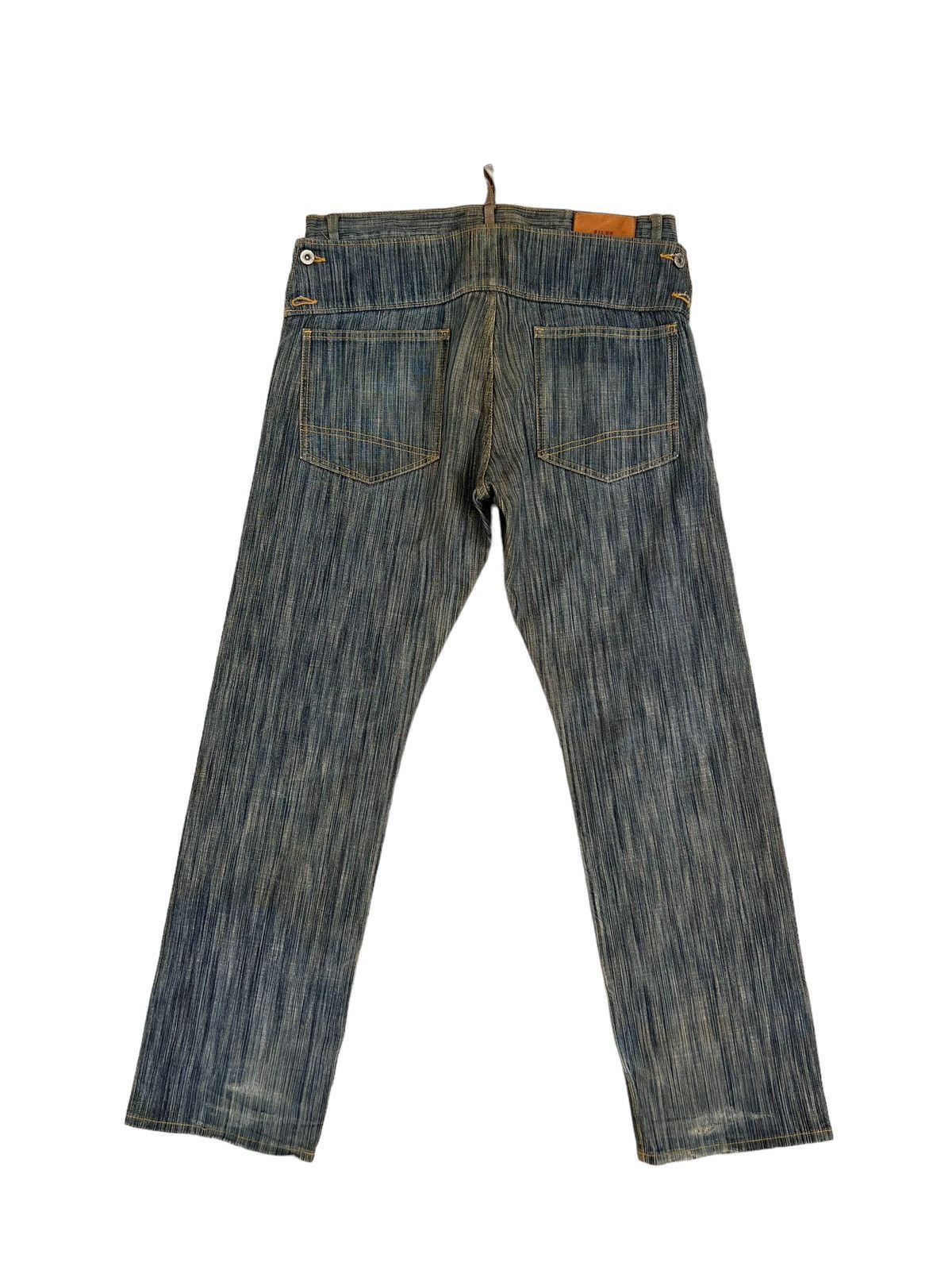 Vintage Vintage 81LDK Streetwear Japan Dirty Mud Denim Jeans Size US 34 / EU 50 - 2 Thumbnail