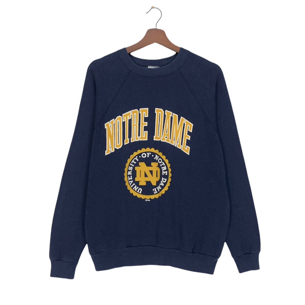 Vintage 80s Tultex University Of Notre Dame Sweatshirt