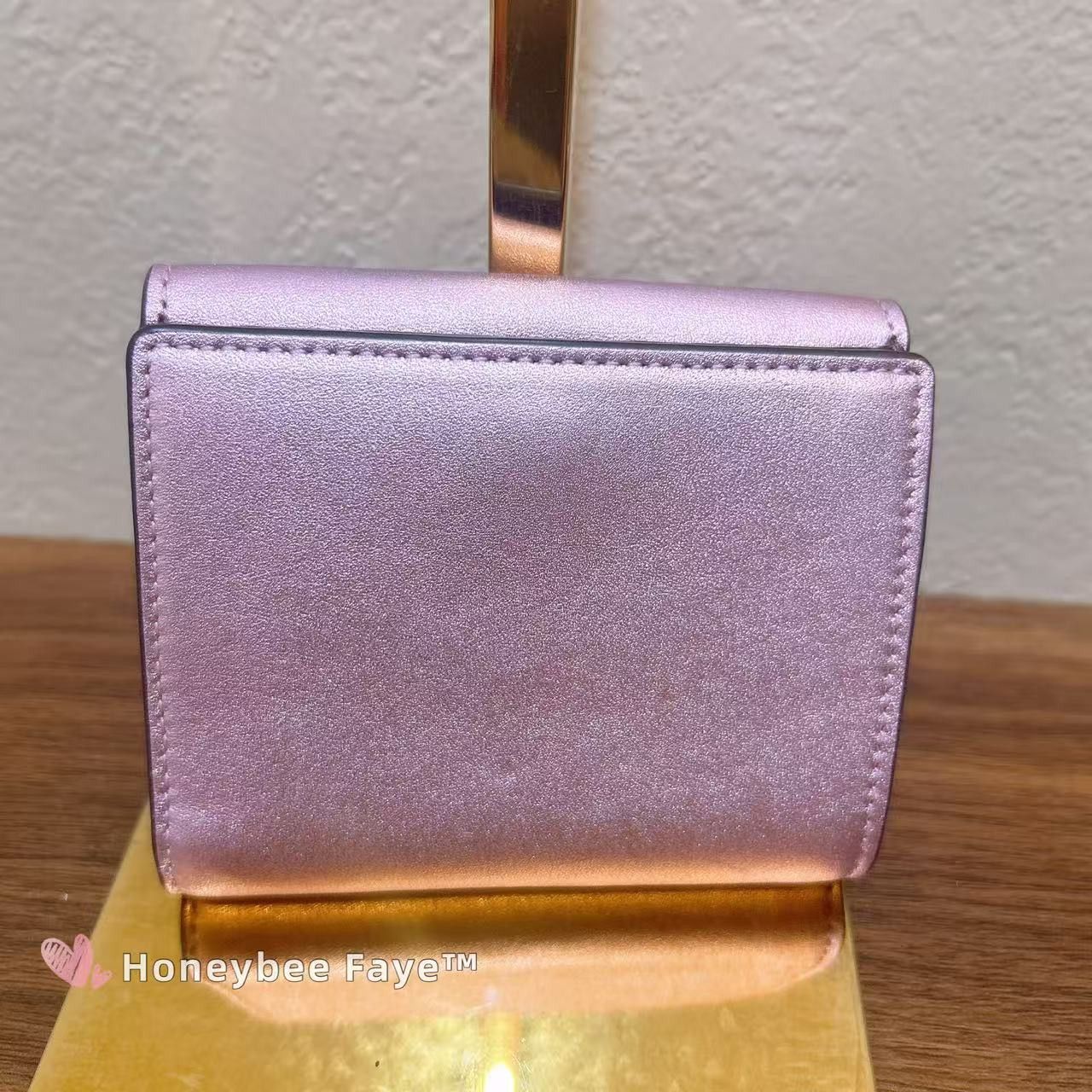 Coach Coach Small Morgan Wallet CP462 Metallic Lilac Size ONE SIZE - 4 Thumbnail