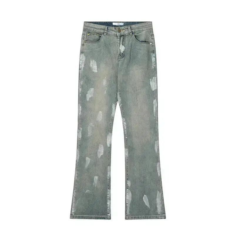 Japanese Brand Straight leg slimming printed jeans Size US 32 / EU 48 - 5 Thumbnail