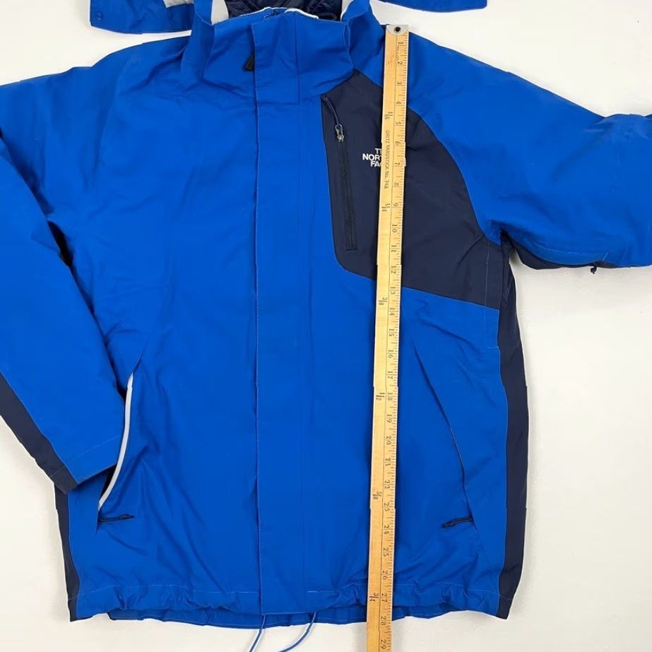 The North Face The North Face Atlas Tri-Climate Jacket Men M Blue Waterproof Hyvent 3-in-1 Coat Size US M / EU 48-50 / 2 - 6 Thumbnail