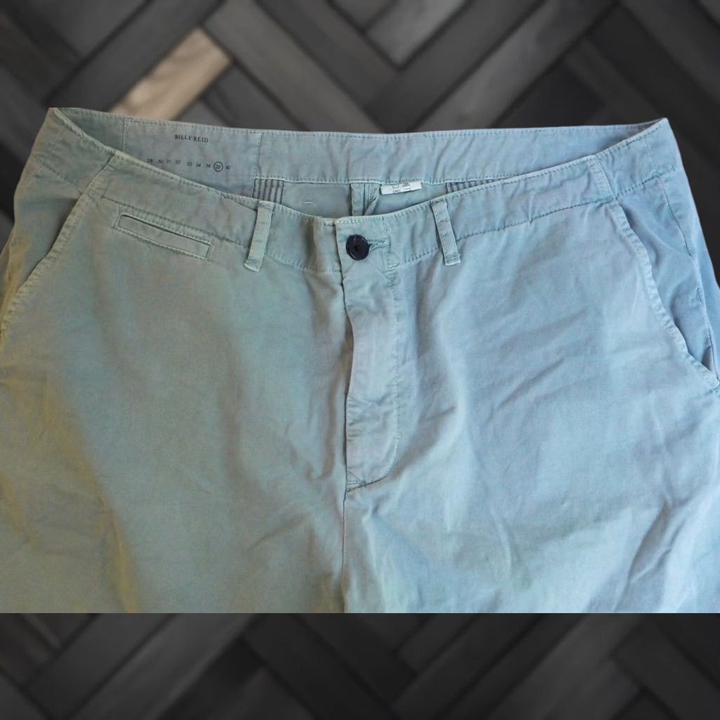 Billy Reid Billy Reid Wynn Shorts Men 38 Pistachio Green 100% Cotton Flat Front Casual Shorts Size US 38 / EU 54 - 1 Thumbnail