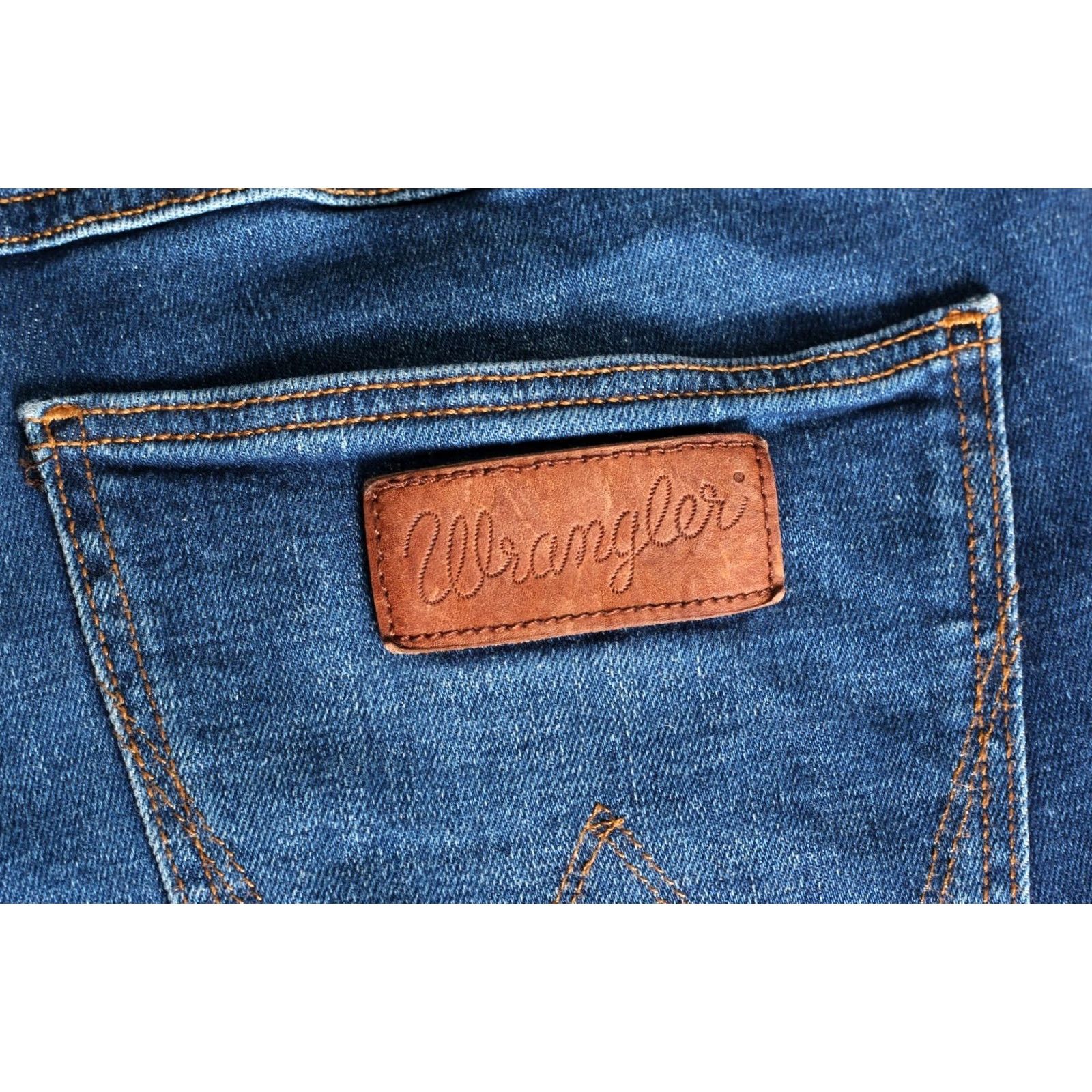 Wrangler Wrangler Greensboro Regular Straight Stretch Jeans Men Size W32 L32 Blue DZ7283 Size US 32 / EU 48 - 3 Thumbnail