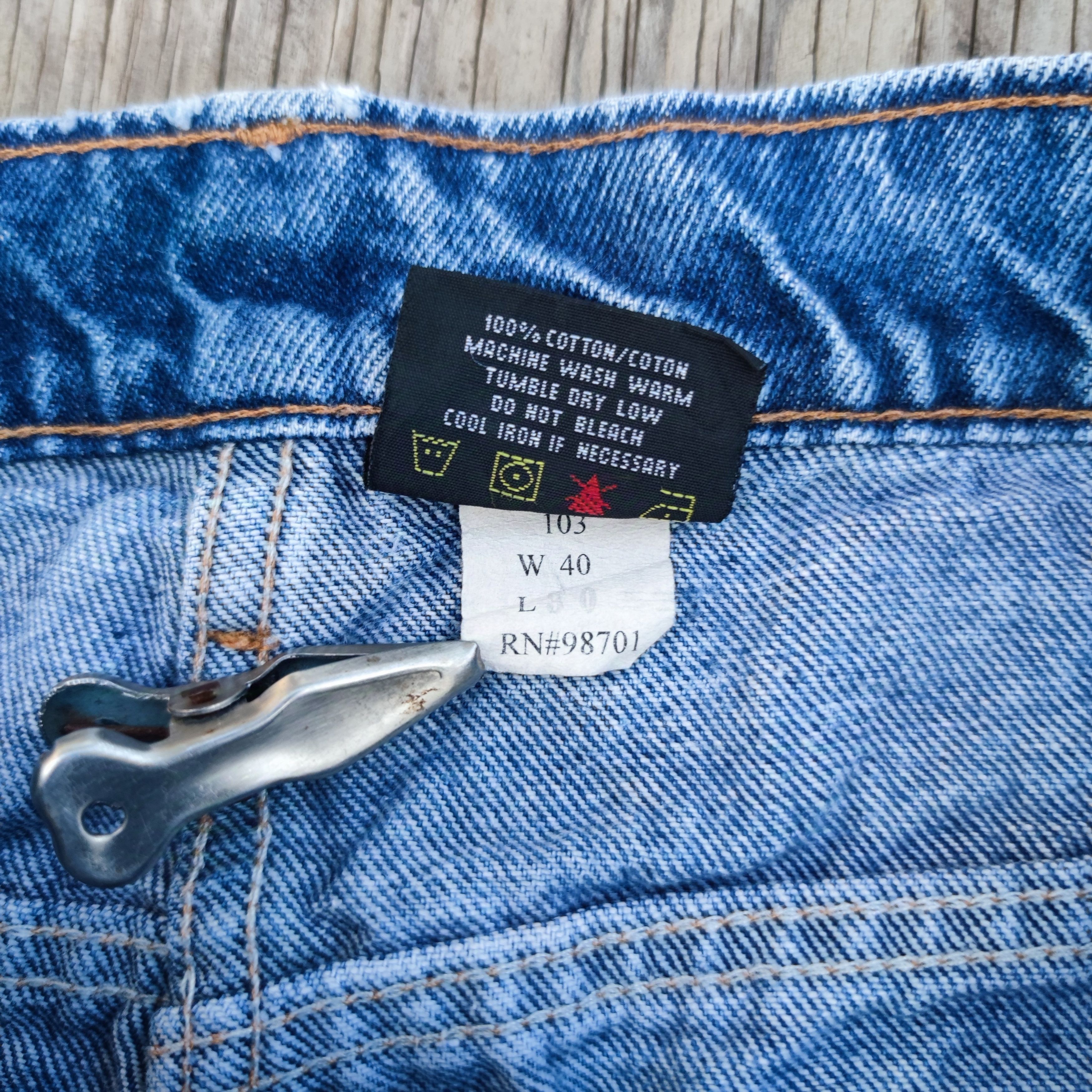 Vintage Vintage Prison Blues Work Denim Pant 38x28 Size US 38 / EU 54 - 3 Thumbnail