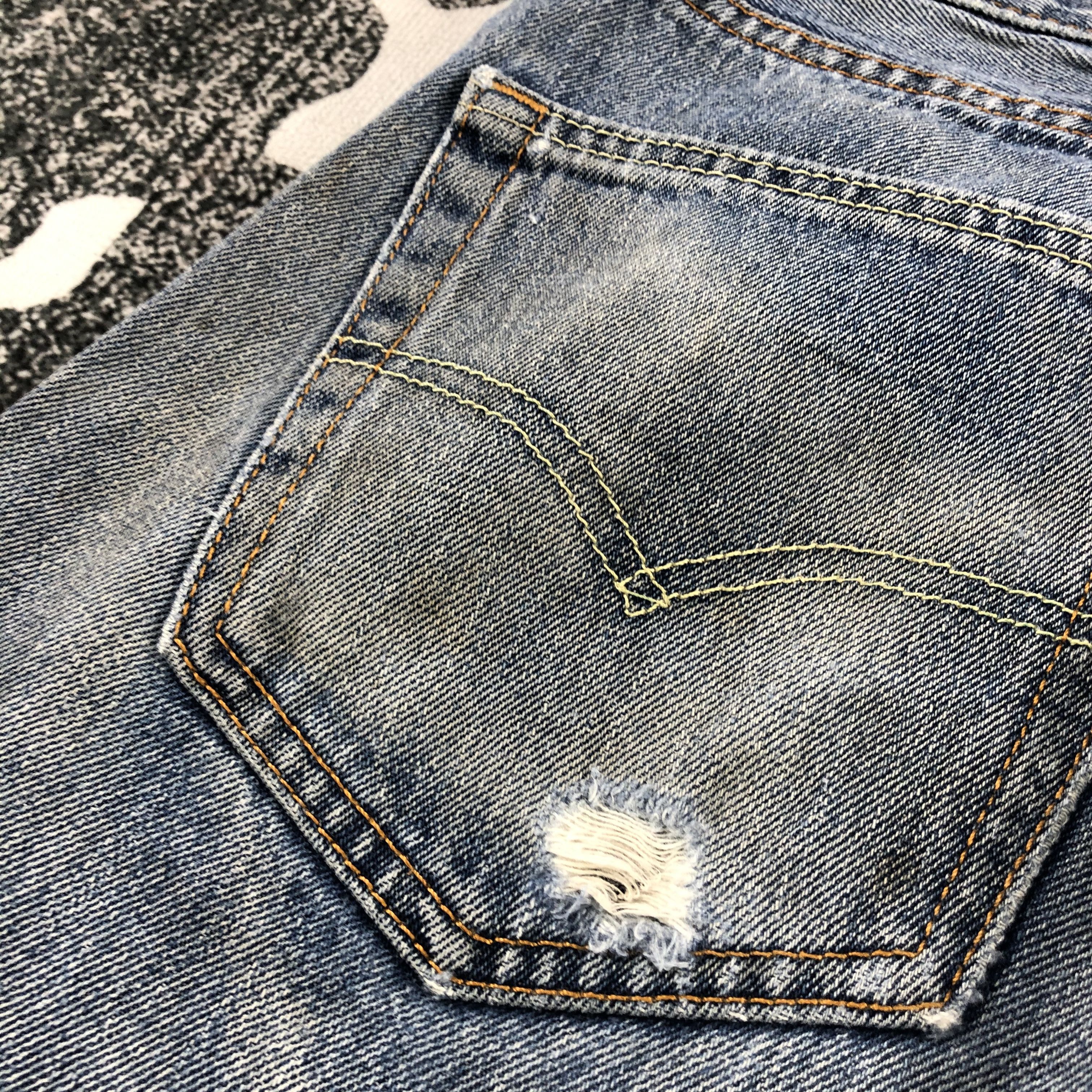 Levi's Vintage Levi's 505 Jeans Distressed Denim KJ1036 Size US 32 / EU 48 - 8 Thumbnail