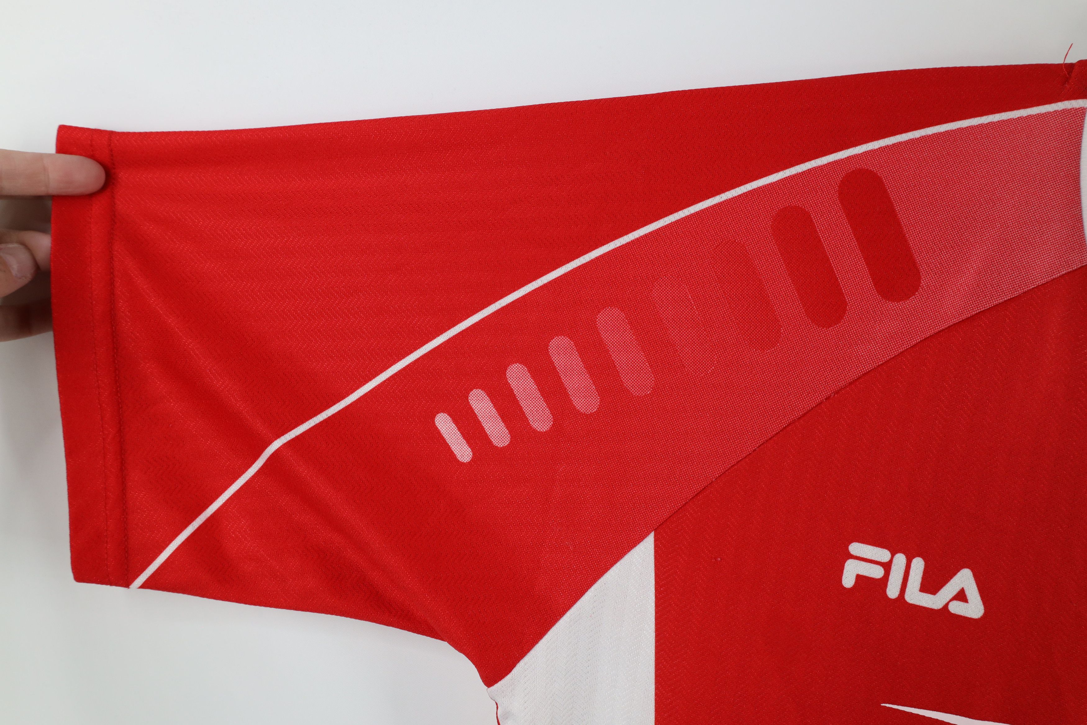 Fila × Vintage Vintage 90s Fila Striped Short Sleeve Soccer Jersey Shirt Size US XS / EU 42 / 0 - 7 Thumbnail