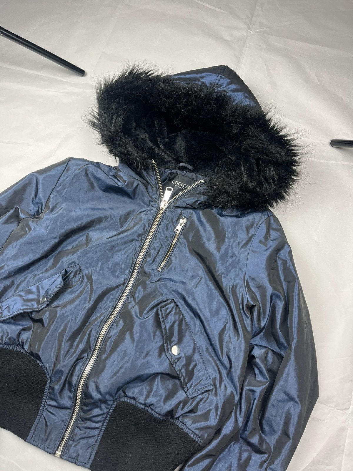 If Six Was Nine Vintage LGB If Six Was Nine Style Faux Fur Zip Bomber Size L / US 10 / IT 46 - 3 Thumbnail