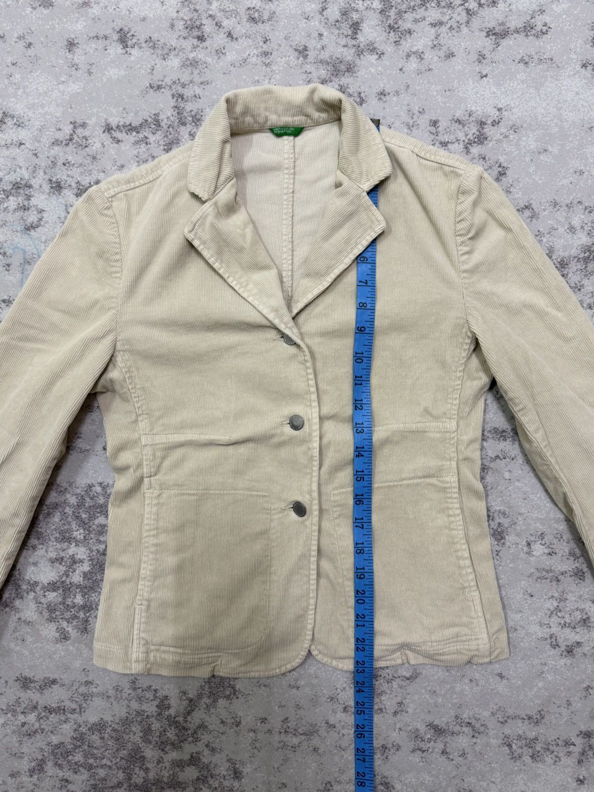 United Colors Of Benetton United colors of benetton coduroy open colar blazer jacket Size XS / US 0-2 / IT 36-38 - 20 Thumbnail