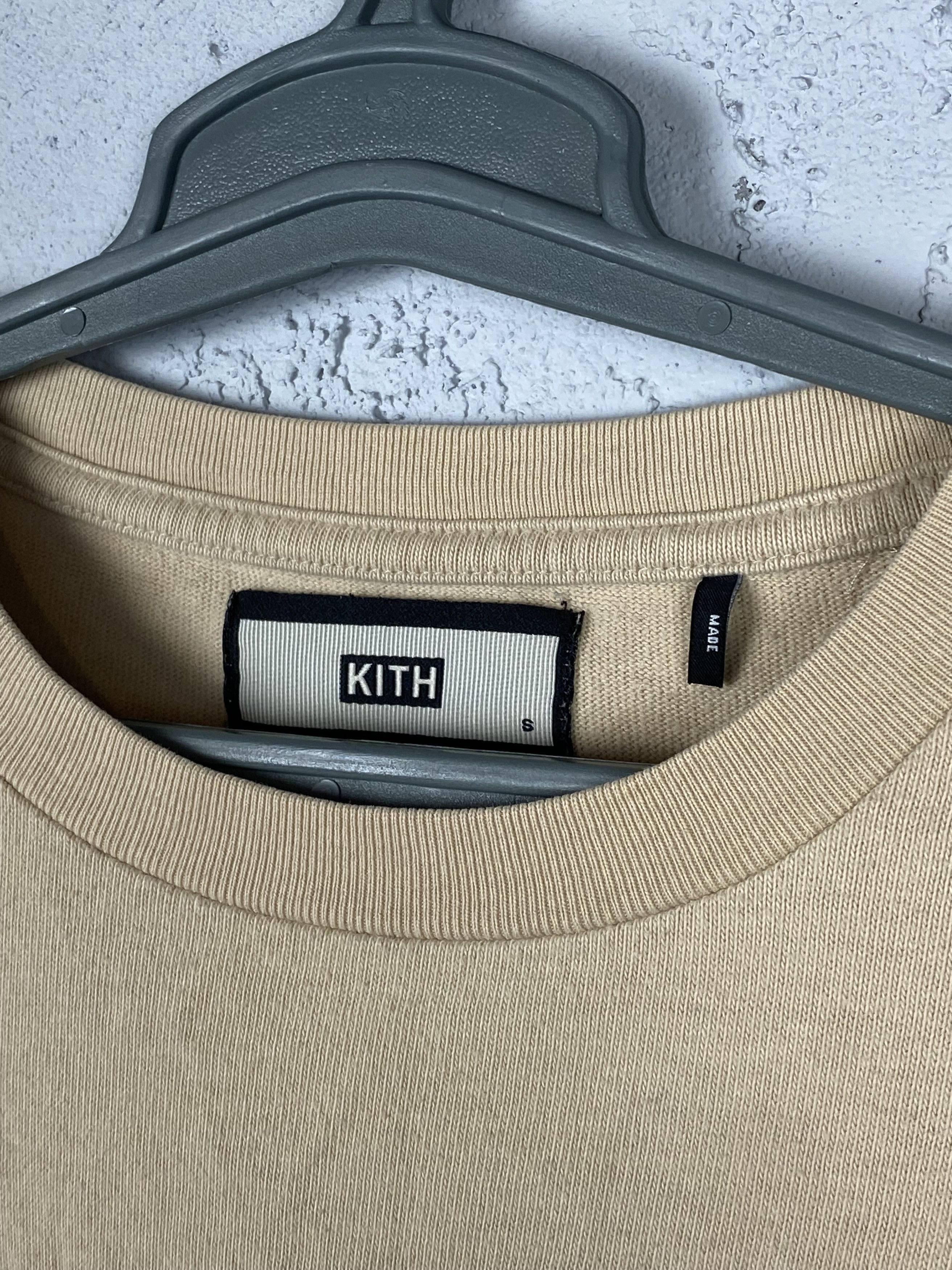 Kith Kith Box Logo Summer T-Shirt Sand Size M Size US M / EU 48-50 / 2 - 4 Thumbnail