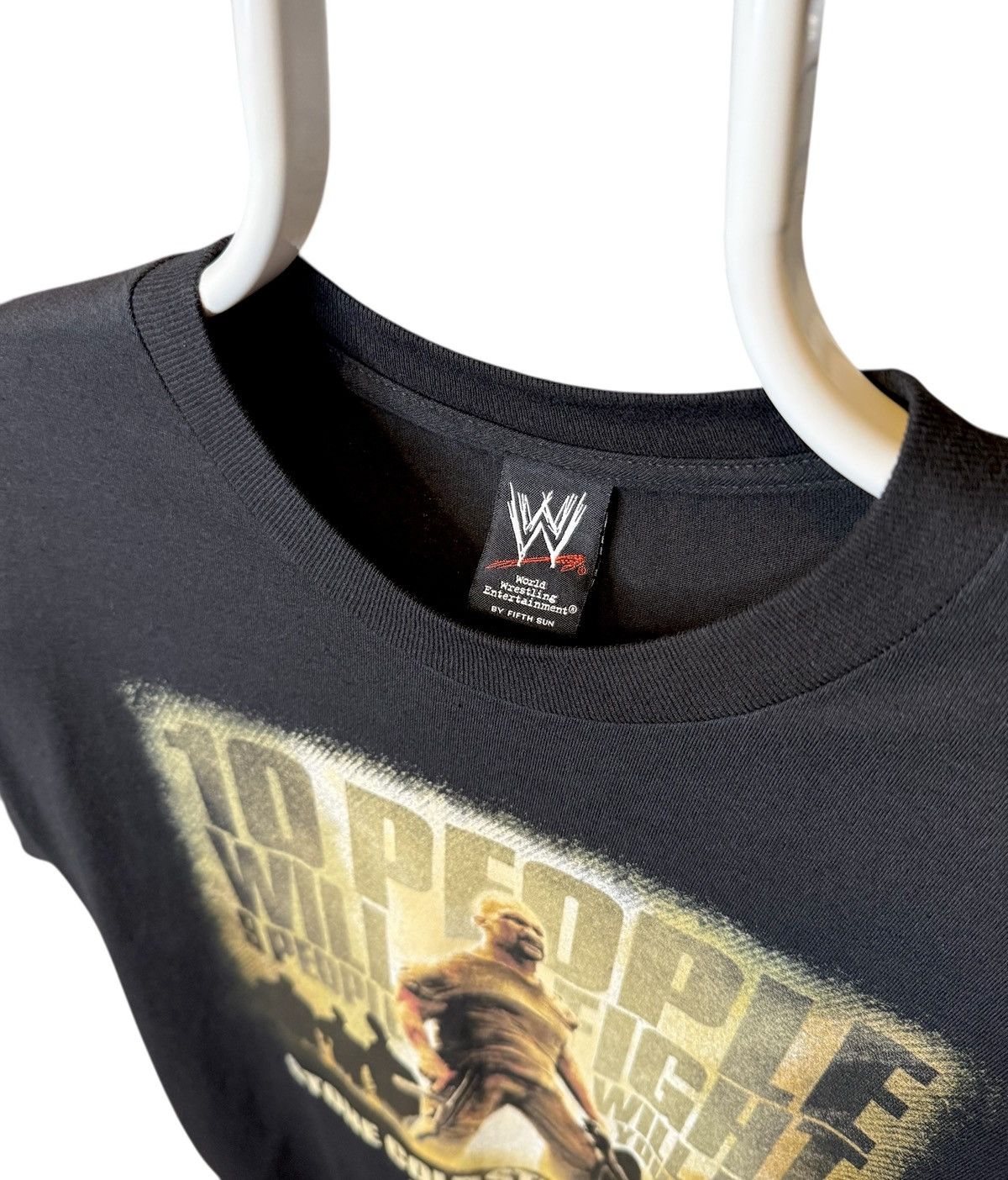 WWE × WWF 2007 Stone Cold 'The Condemned' Movie Promo T-Shirt, Size XL Size US XL / EU 56 / 4 - 3 Thumbnail