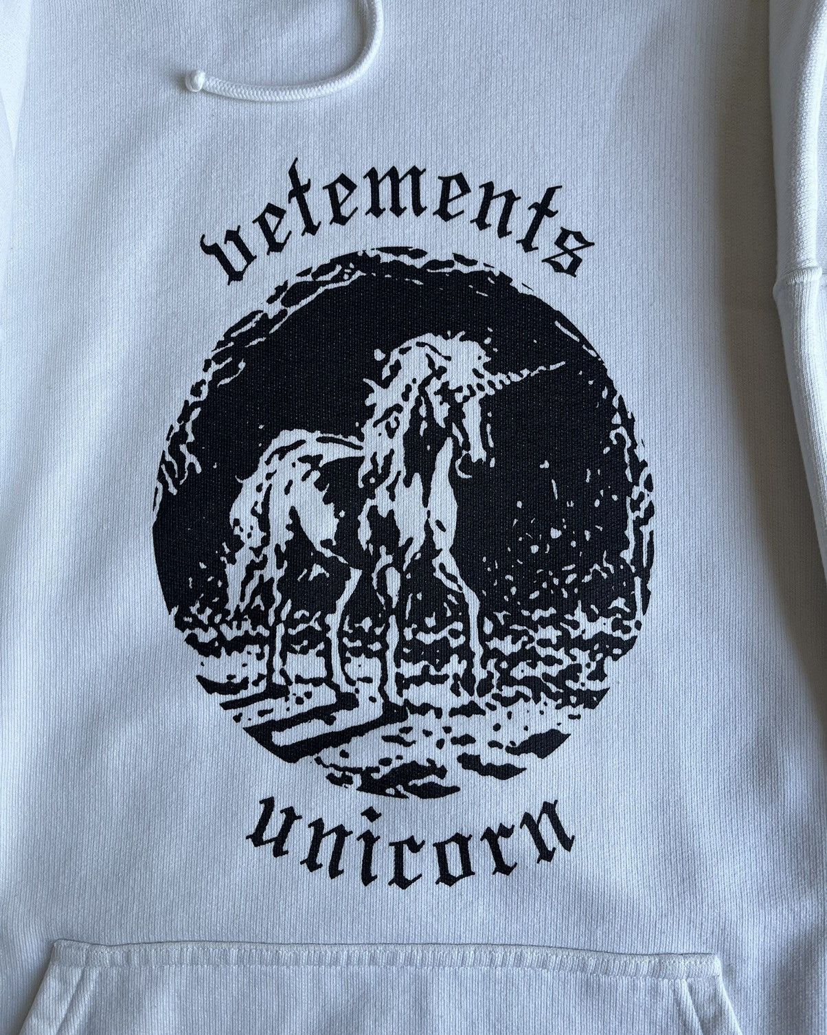 Vetements Vetements Double Unicorn Hoodie Size US S / EU 44-46 / 1 - 3 Thumbnail