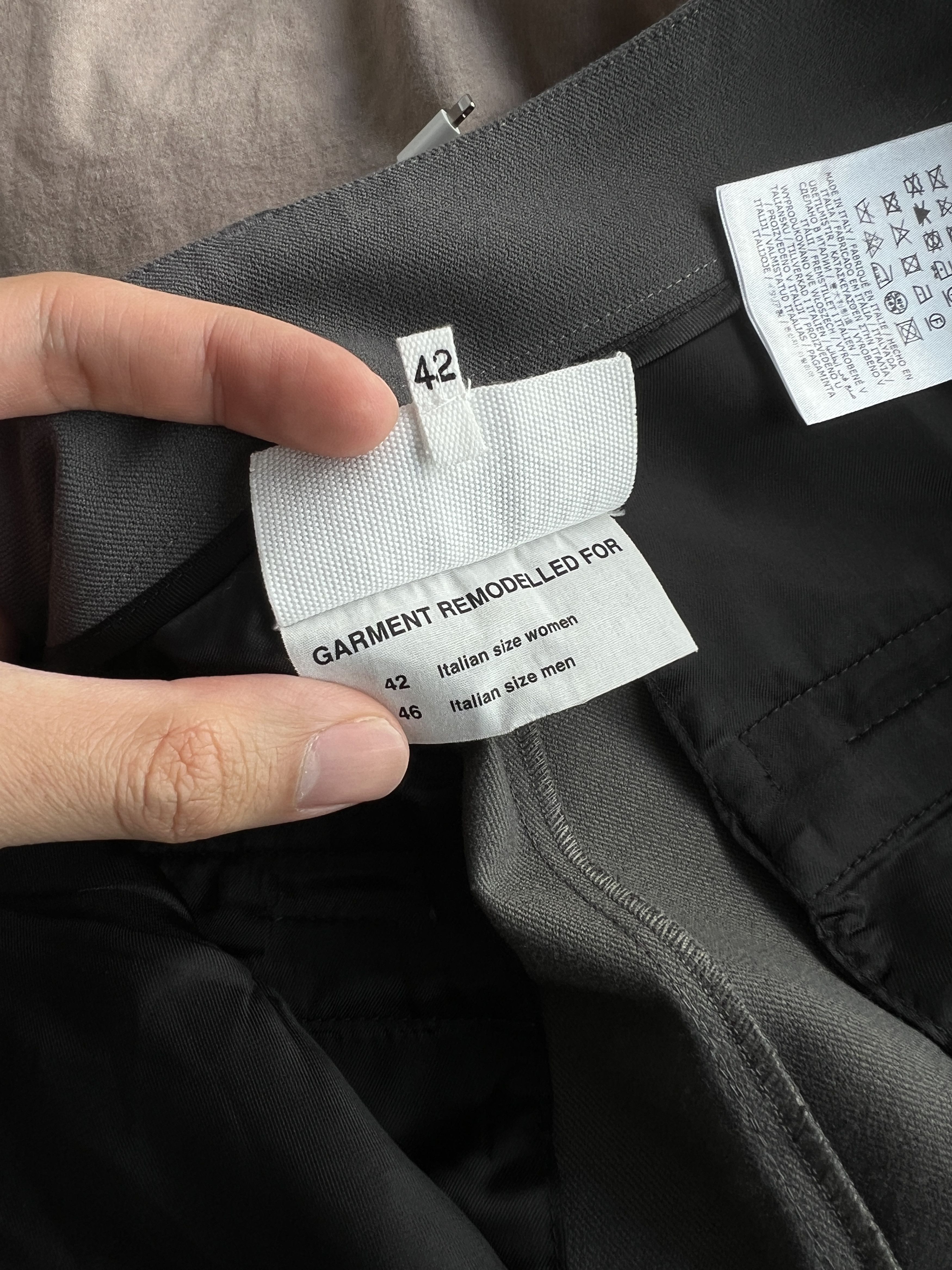 Maison Margiela MM6 Maison Margiela Tailoring Wool Canvas Trousers Grey Size 30" / US 8 / IT 44 - 4 Thumbnail