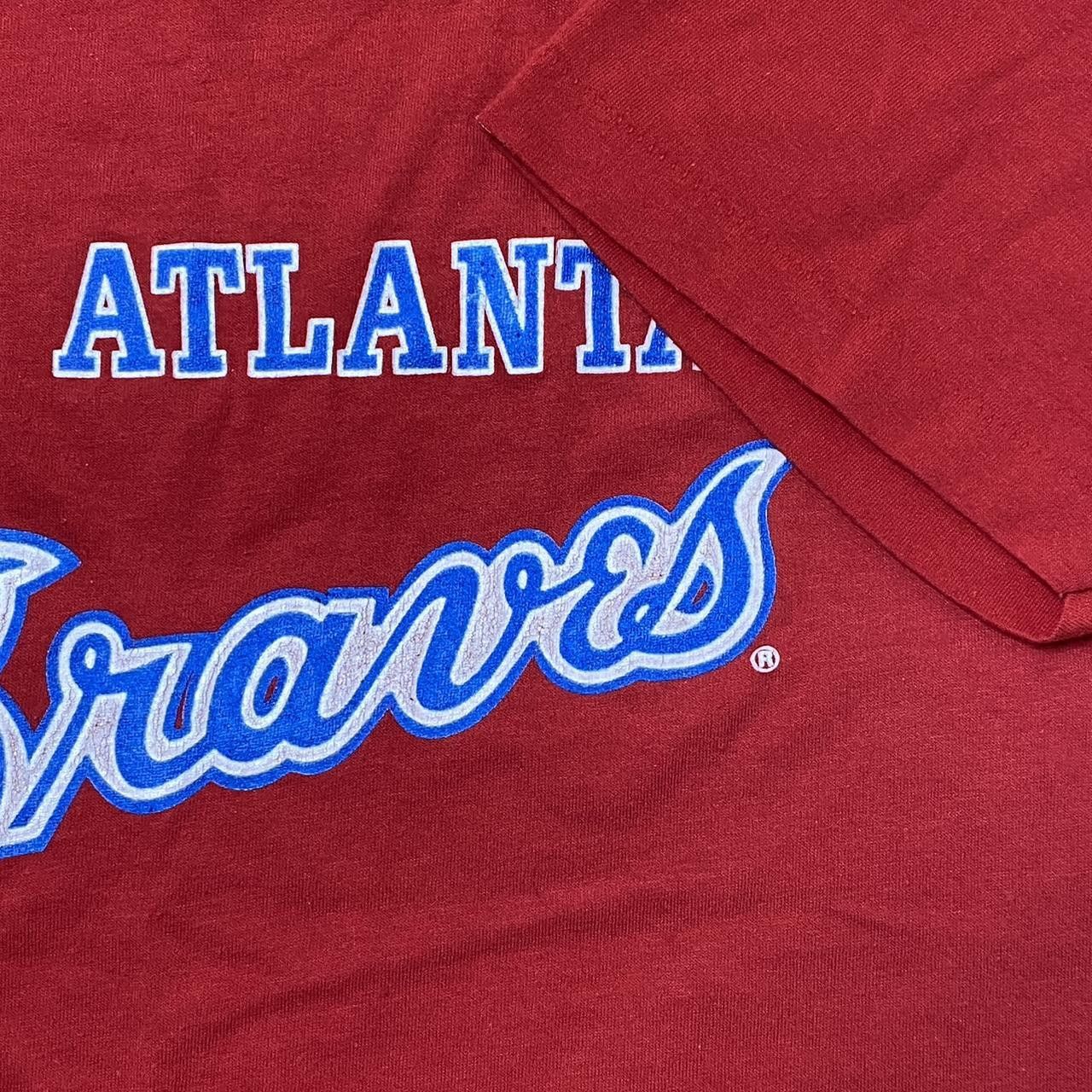Other True Vintage MLB Atlanta Braves Red Baseball Tee Size Large Size US L / EU 52-54 / 3 - 3 Thumbnail