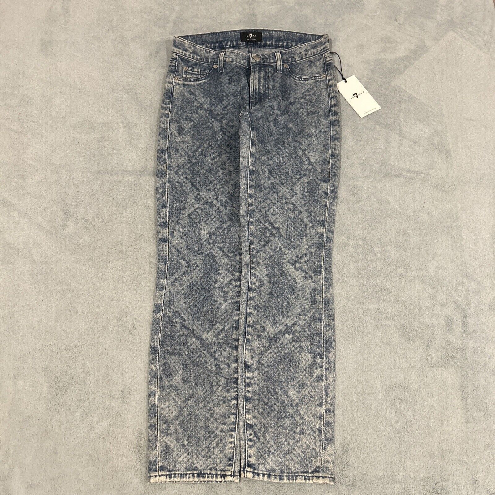 7 For All Mankind 7 For All ManKind Jeans Womens 27x27 Austyn Slim Ankle Snake Size 27" / US 4 / IT 40 - 1 Thumbnail