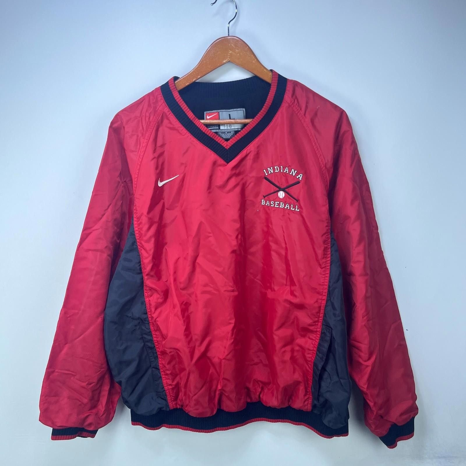 Nike Vintage 90s Nike Indiana Hoosiers Baseball Jacket Large Size ONE SIZE - 1 Thumbnail