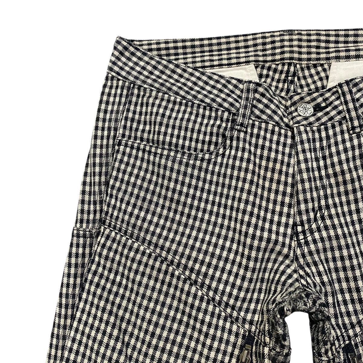 Hysteric Glamour OZONE ROCKS Checked Flare Pants Long zipper Size US 30 / EU 46 - 5 Thumbnail