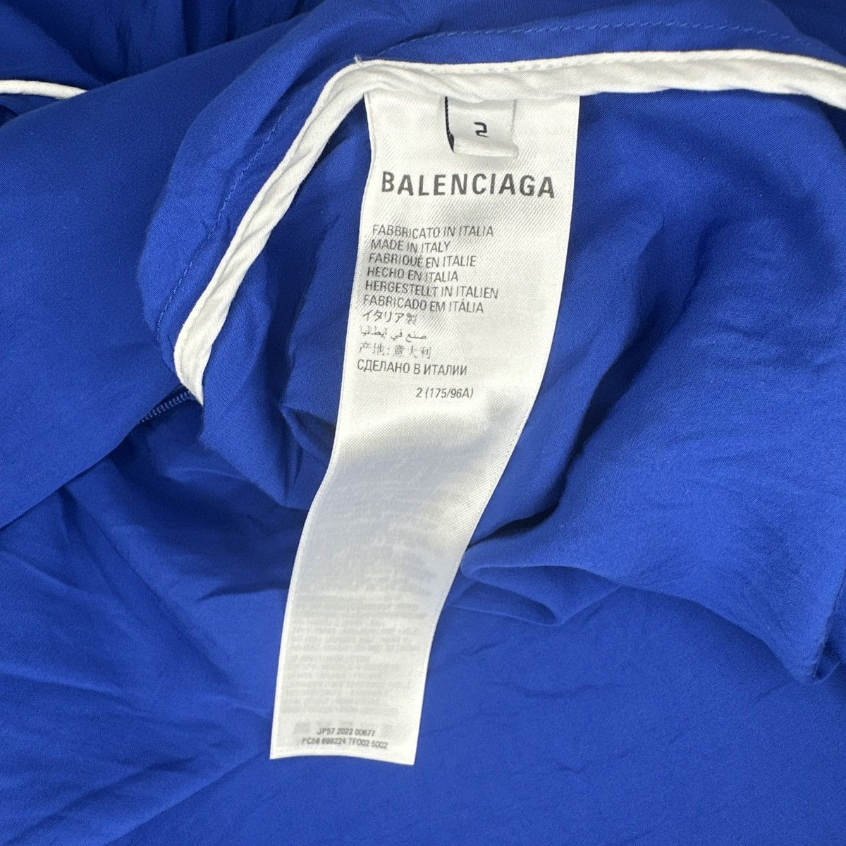 Balenciaga Balenciaga Unifit Tracksuit Shirt Size US XL / EU 56 / 4 - 9 Thumbnail