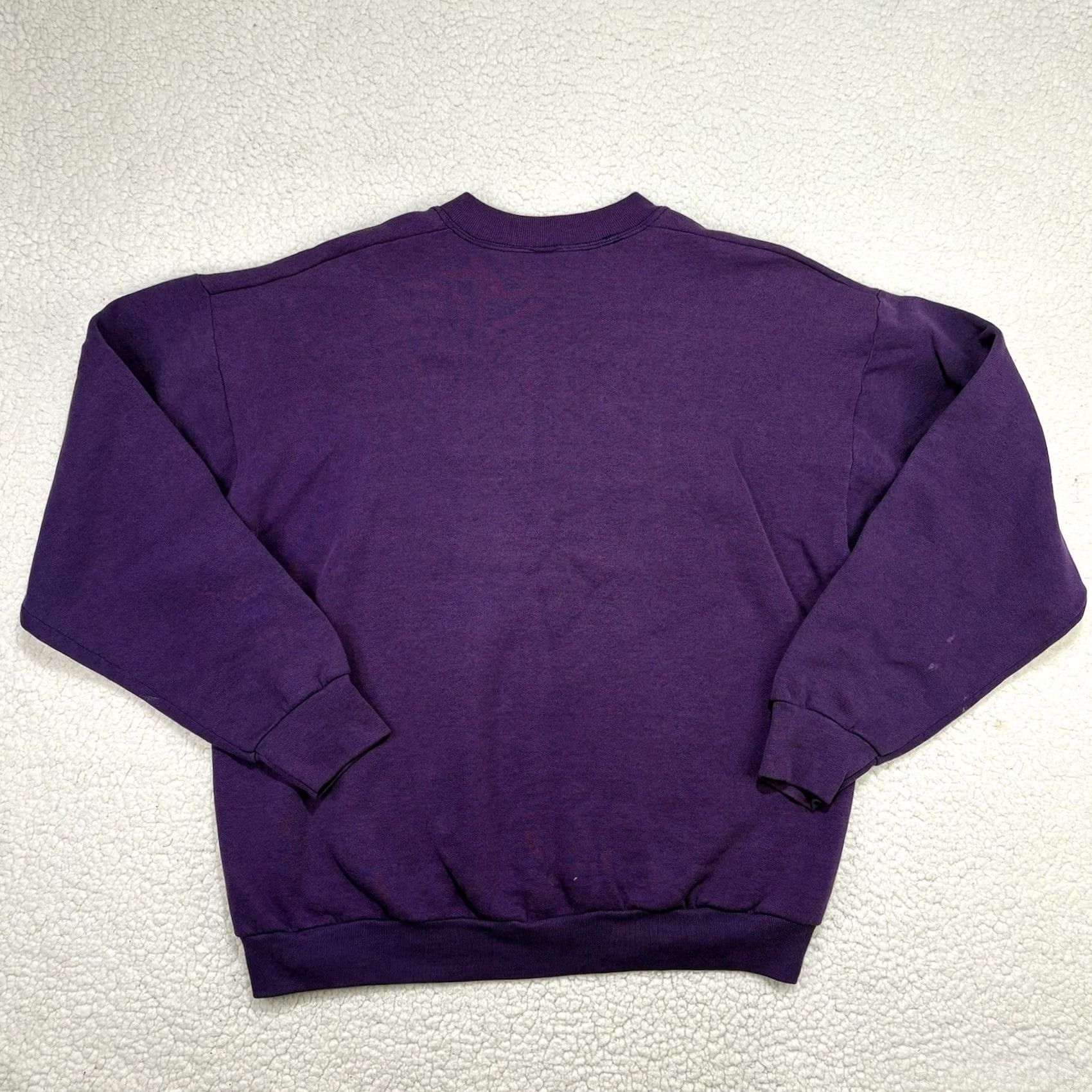 Vintage VINTAGE Bugs Bunny Looney Tunes Sweatshirt Purple Womens XL Embroidered Warner Size XL / US 12-14 / IT 48-50 - 6 Thumbnail