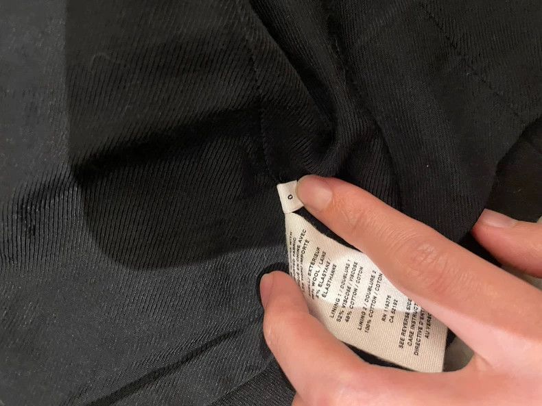 Helmut Lang HELMUT LANG size0 Short black suit jacket Size XS / US 0-2 / IT 36-38 - 3 Thumbnail