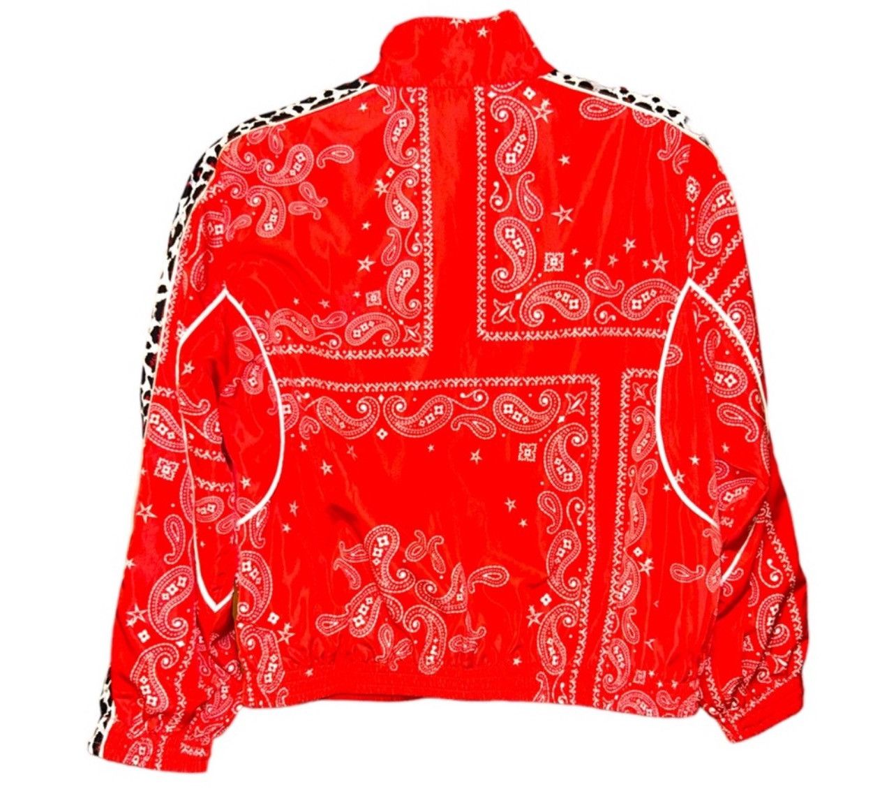 Pam & Gela Pam and Gela Paisley Leopard Striped Track Jacket Size L Size L / US 10 / IT 46 - 5 Thumbnail