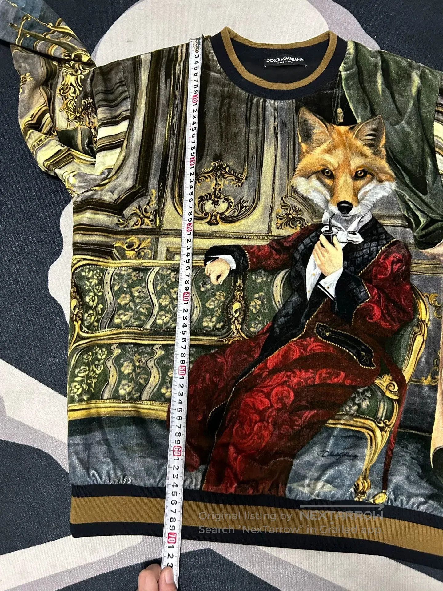 Dolce & Gabbana Dolce&Gabbana Classic Fox Print Sweatshirt. Size US M / EU 48-50 / 2 - 8 Thumbnail