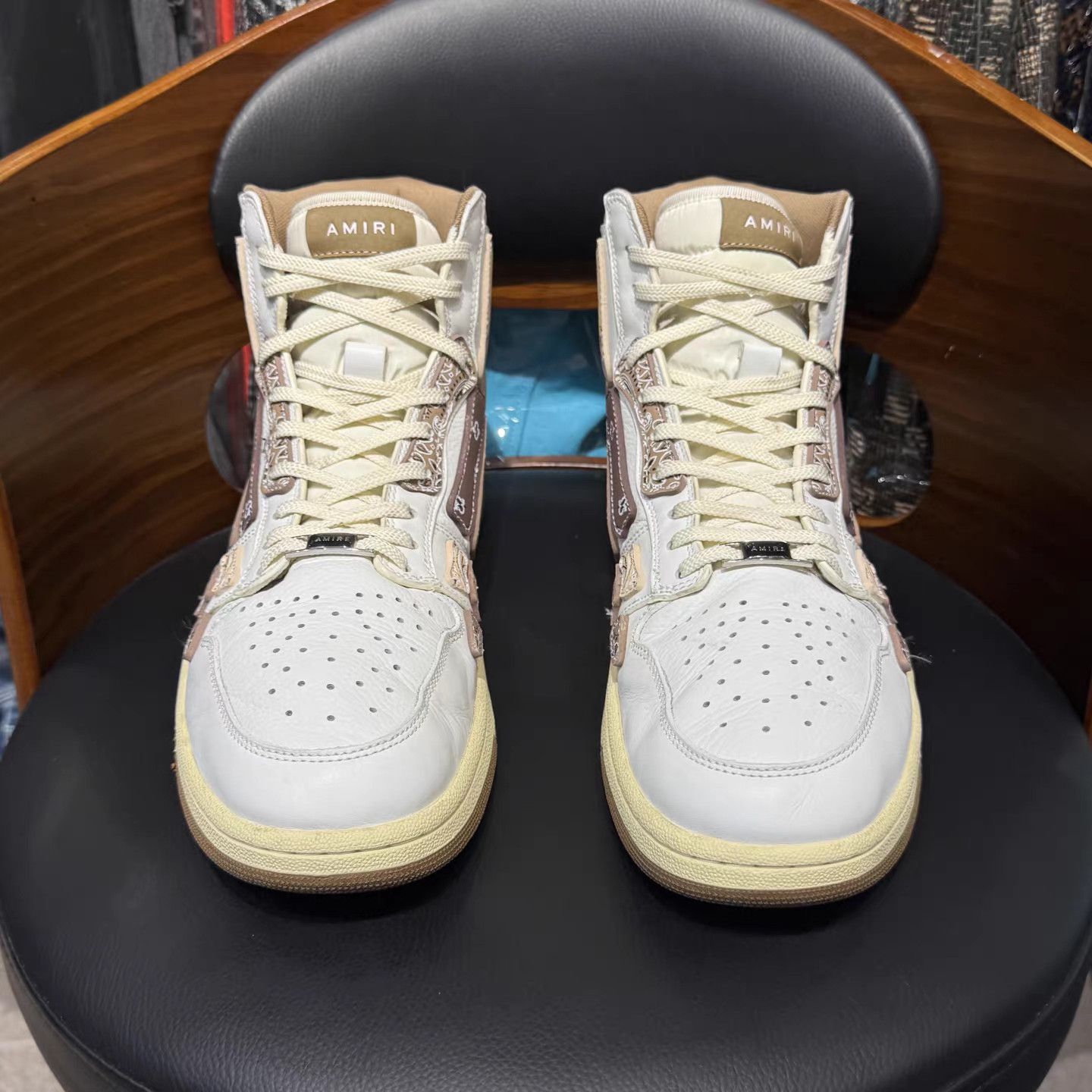 Amiri AMIRI White & Brown Paisley K15 Size US 12 / EU 45 - 2 Thumbnail