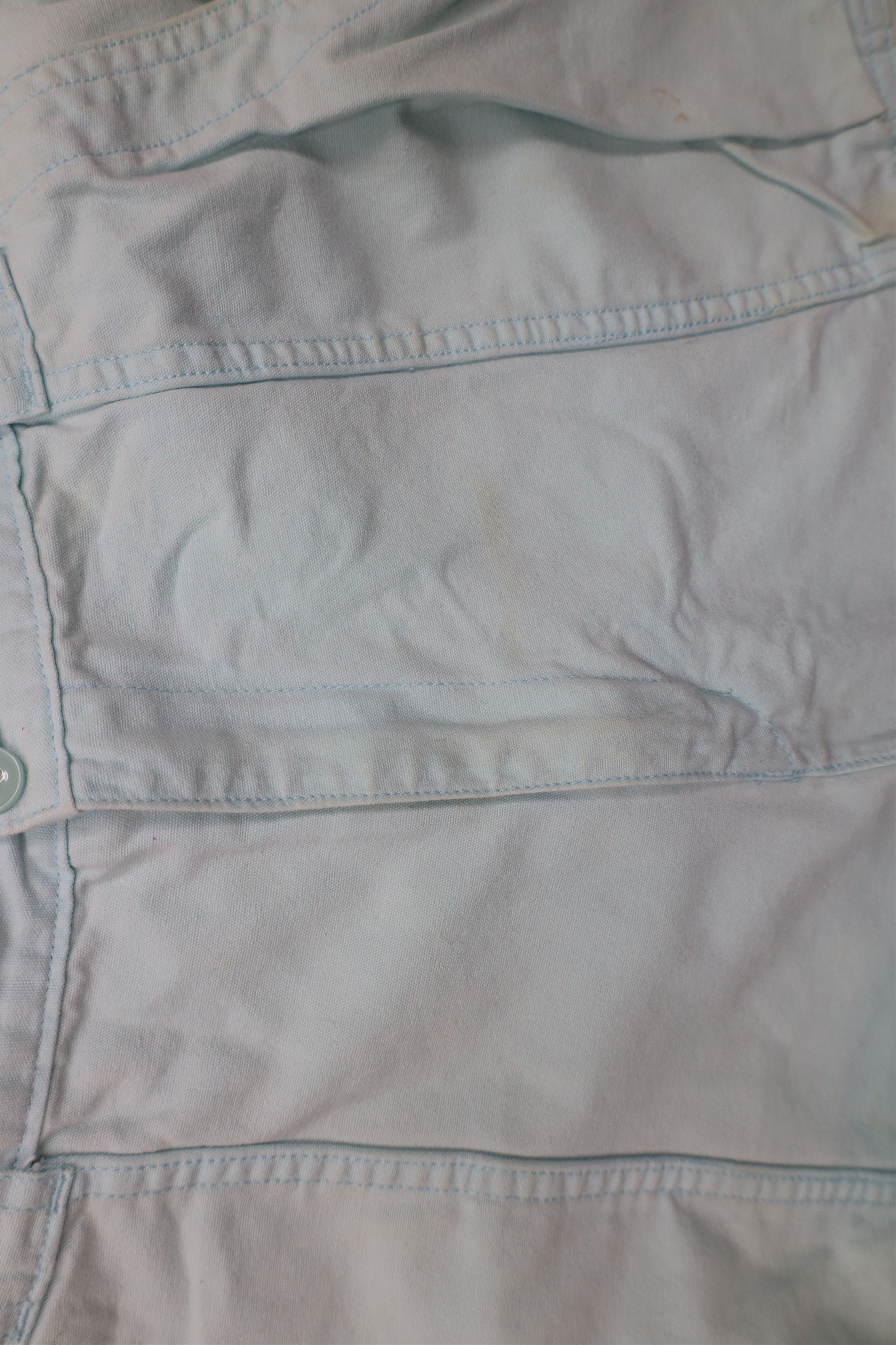 Vintage Vintage 90s Streetwear Distressed Big Pocket Shorts Cotton Size 36" / US 14 / IT 50 - 8 Thumbnail