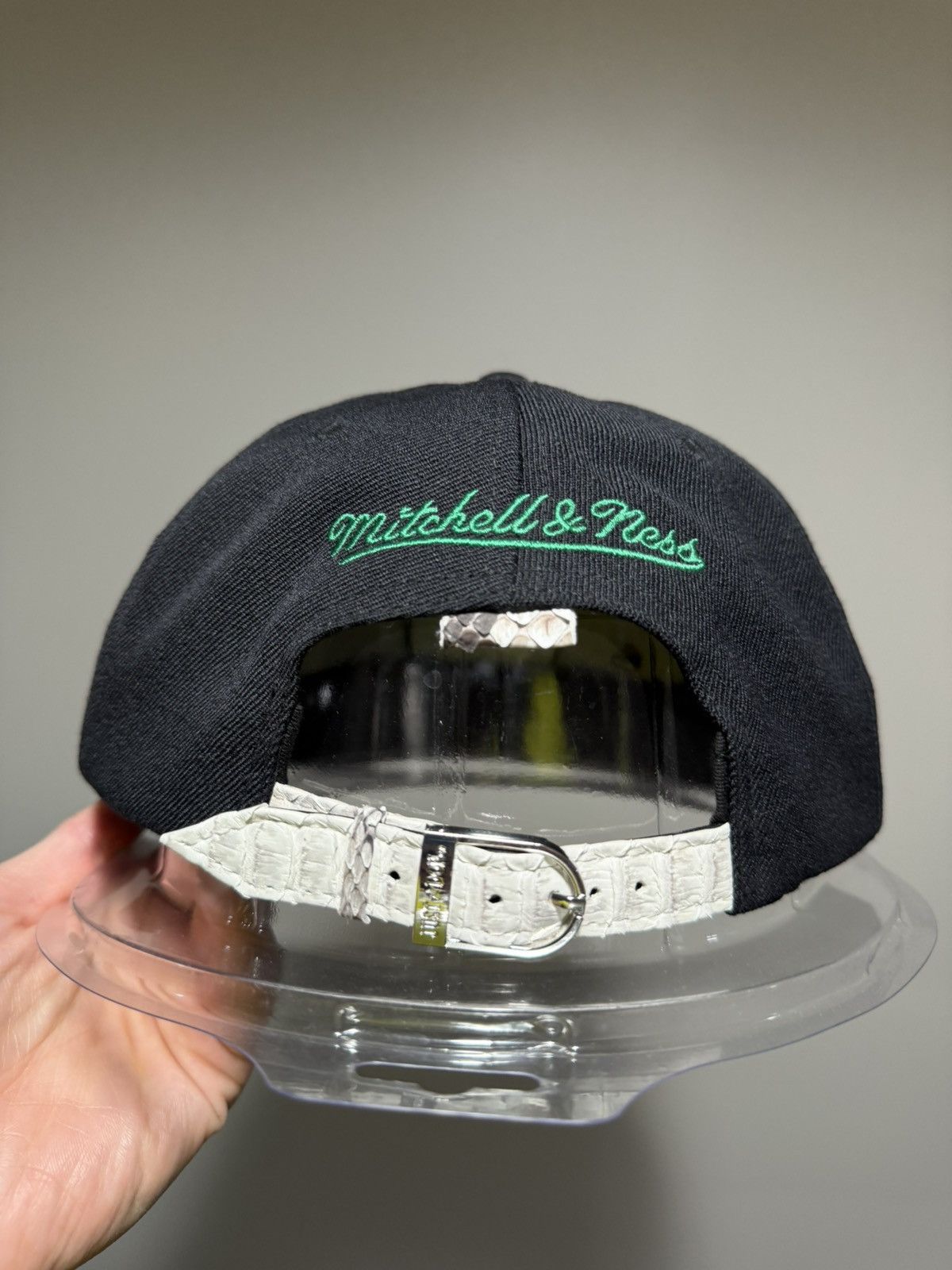 Just Don × Mitchell & Ness × Rsvp Gallery Just Don x Mitchell & Ness NBA Boston Celtics Black Hat Size ONE SIZE - 11 Thumbnail