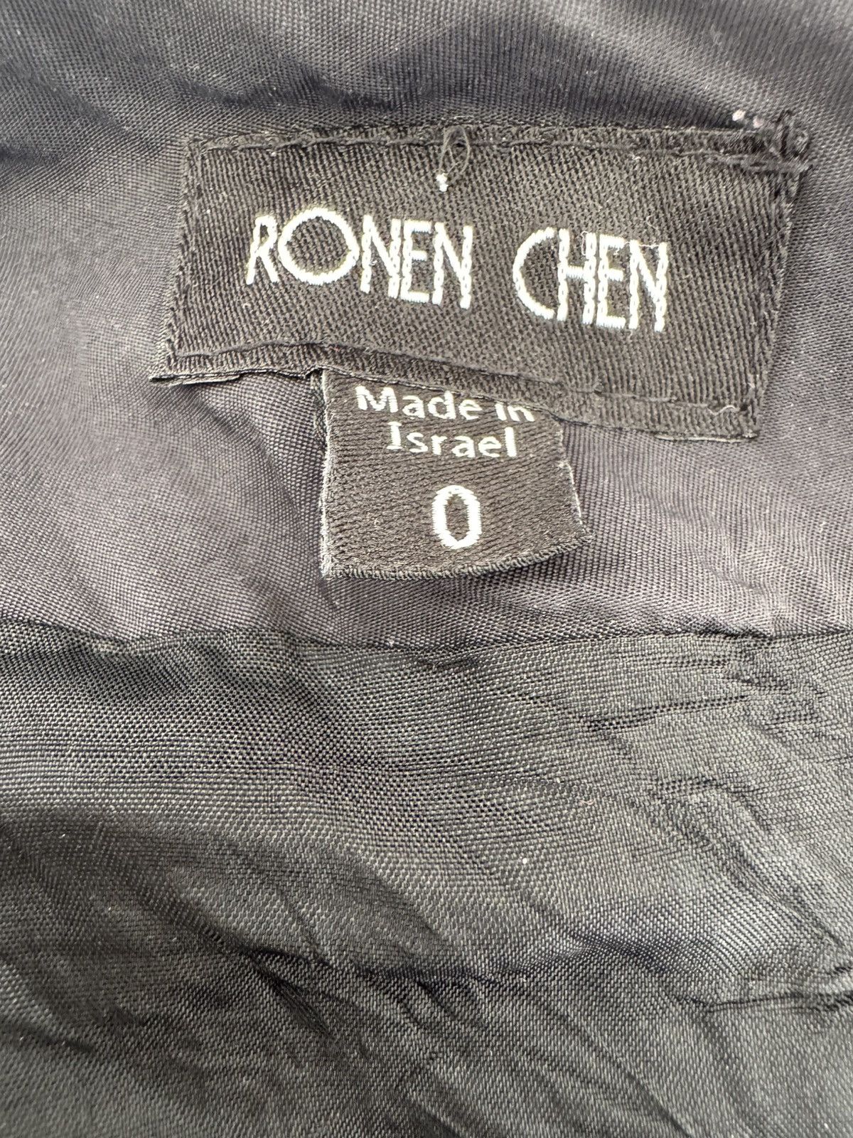 Vintage Ronen Chen women’s small designer black asymmetrical Size 28" / US 6 / IT 42 - 5 Thumbnail
