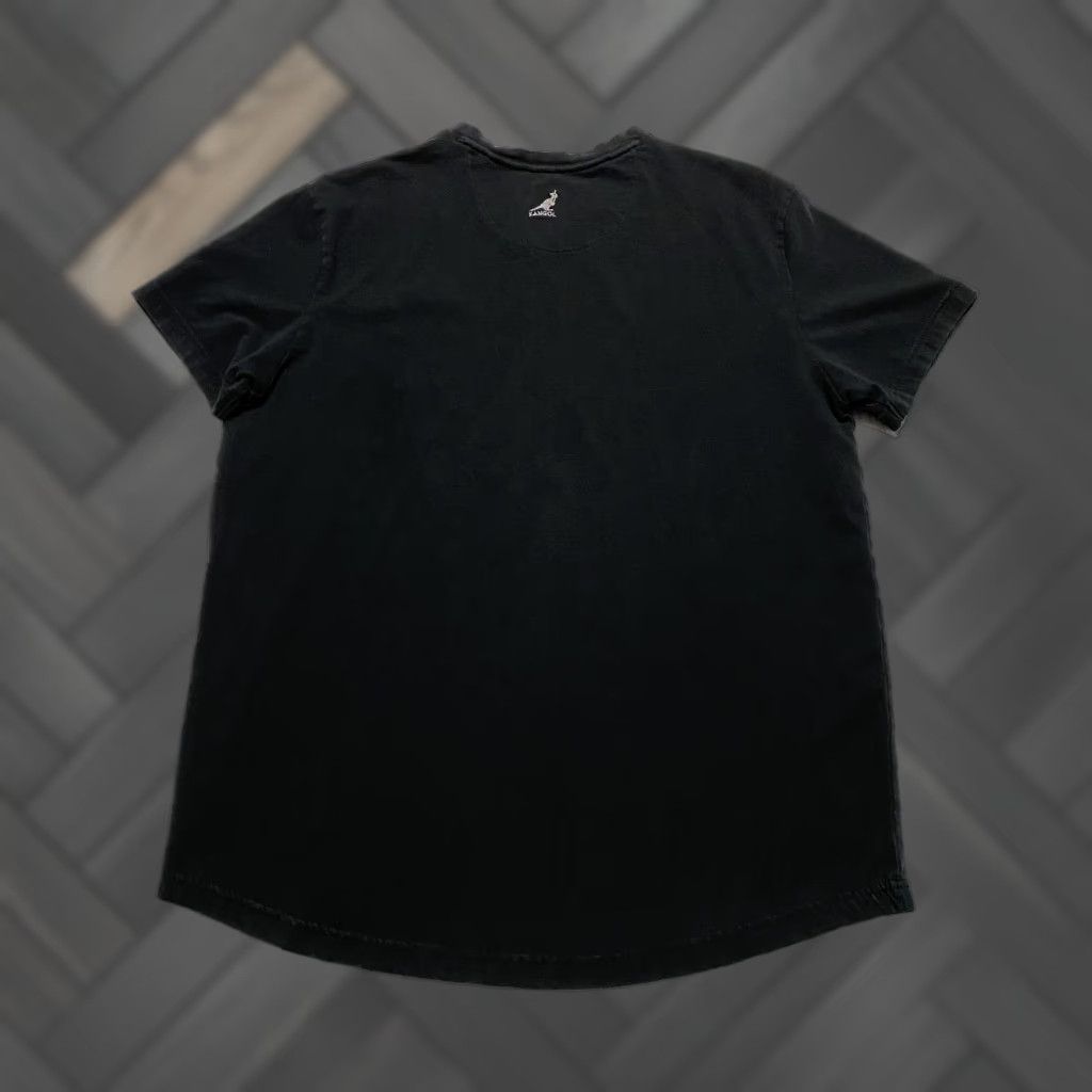 Kangol Kangol Shirt Mens Large Black V Neck Short Sleeve Logo Stretch Cotton Tee Size US L / EU 52-54 / 3 - 1 Thumbnail
