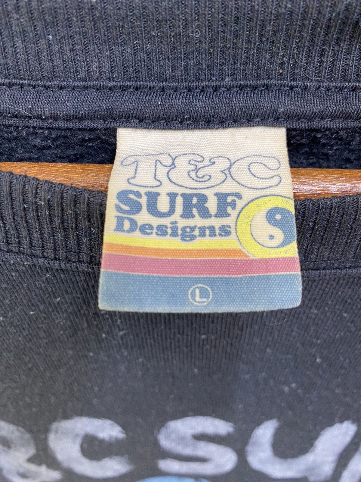 Sun Surf Vintage T&C Surf Design Sweatshirt Big Logo Spellout Size L Size US L / EU 52-54 / 3 - 7 Thumbnail