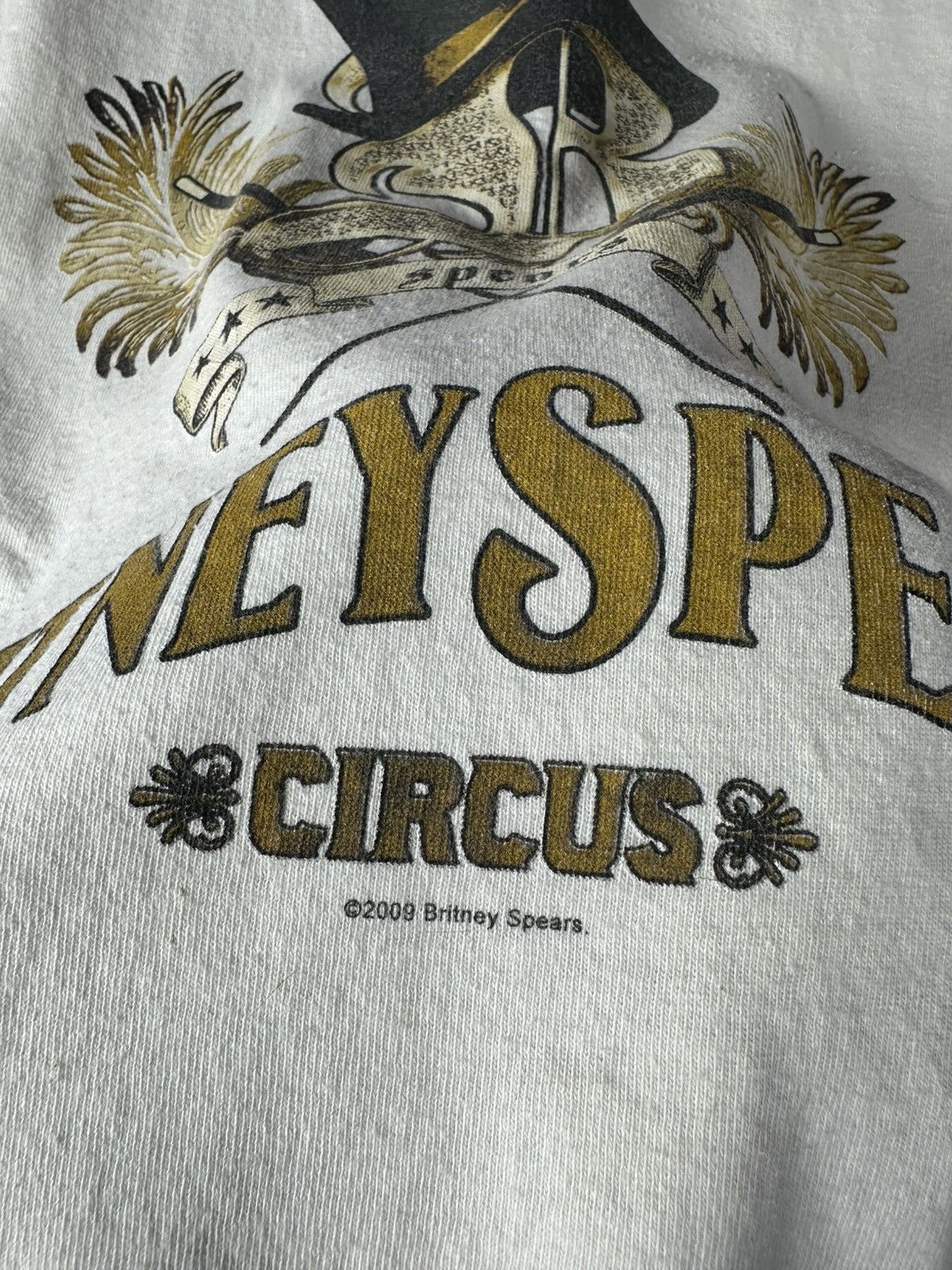 Gildan 2009 Britney Spears Circus Merch T Shirt Vintage Printed Tee Size US L / EU 52-54 / 3 - 12 Thumbnail