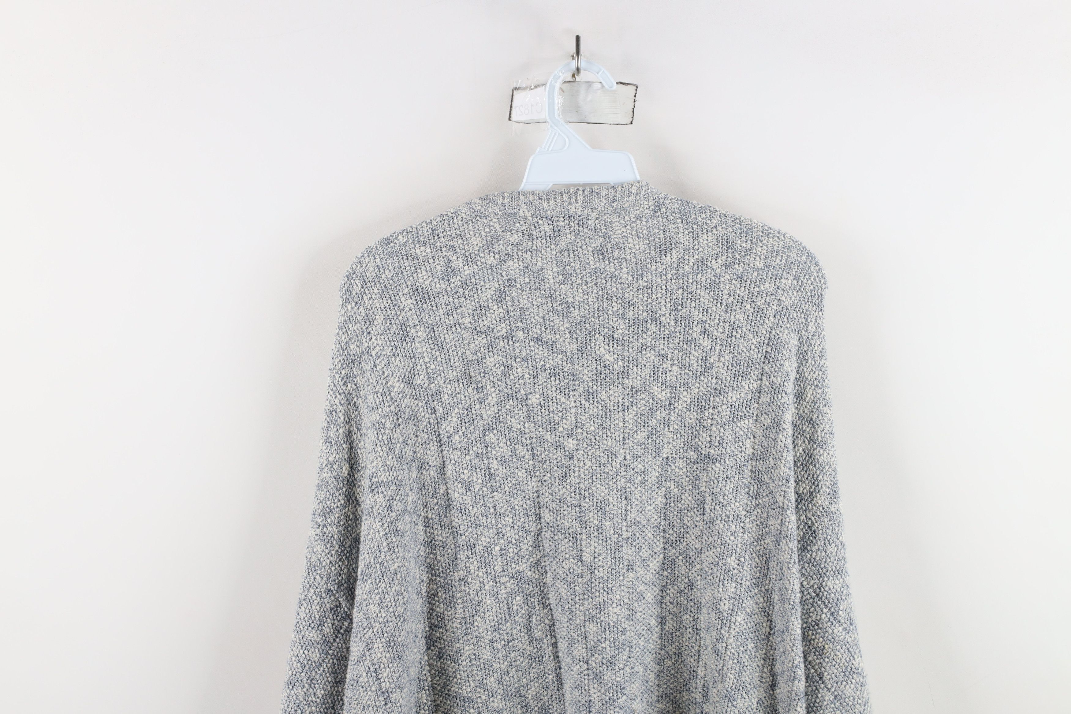 Vintage Vintage 90s Streetwear Blank Thermal Knit Henley Sweater USA Size US M / EU 48-50 / 2 - 13 Thumbnail