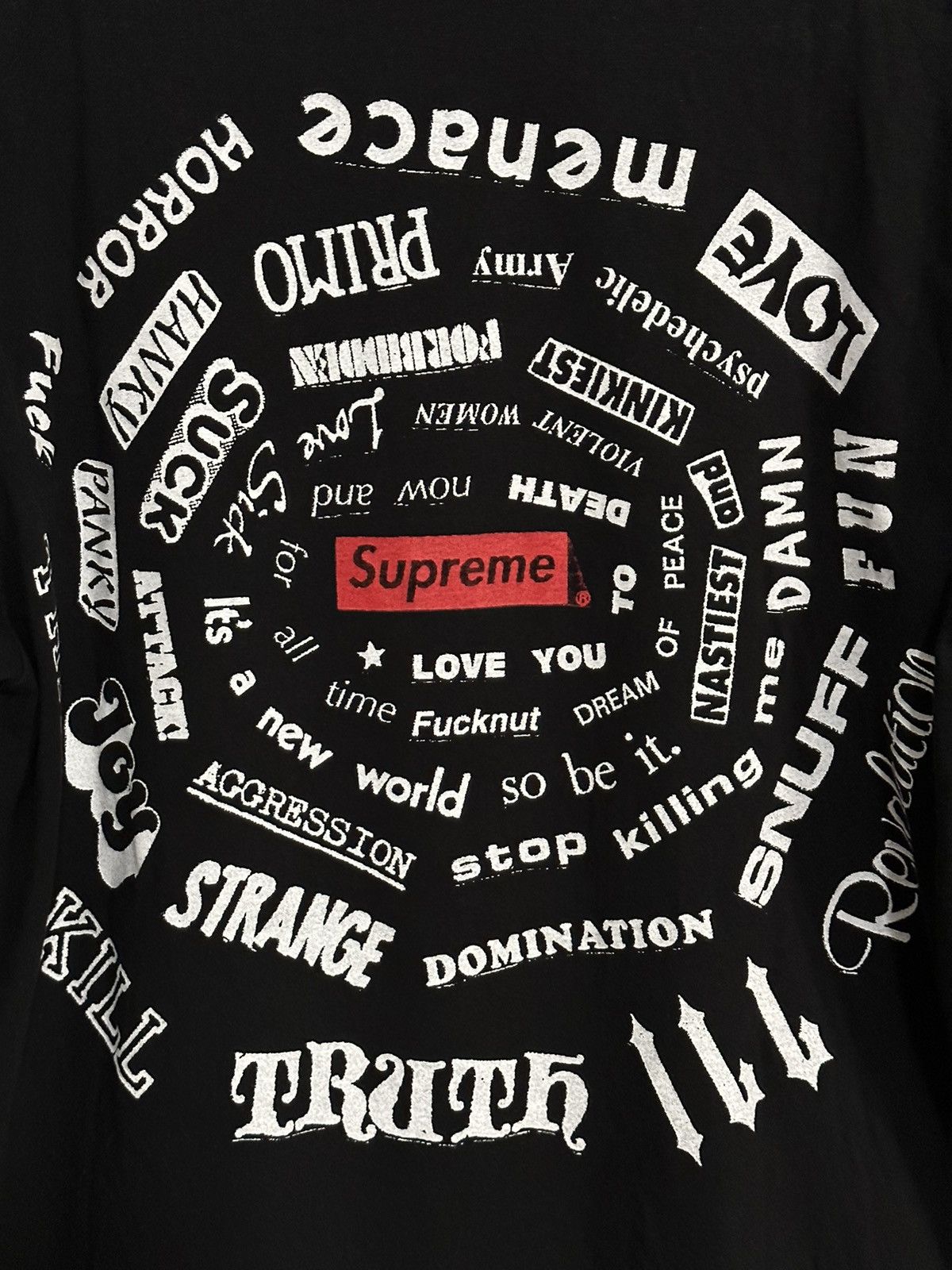 Supreme Supreme Spiral Tee Size US M / EU 48-50 / 2 - 2 Thumbnail