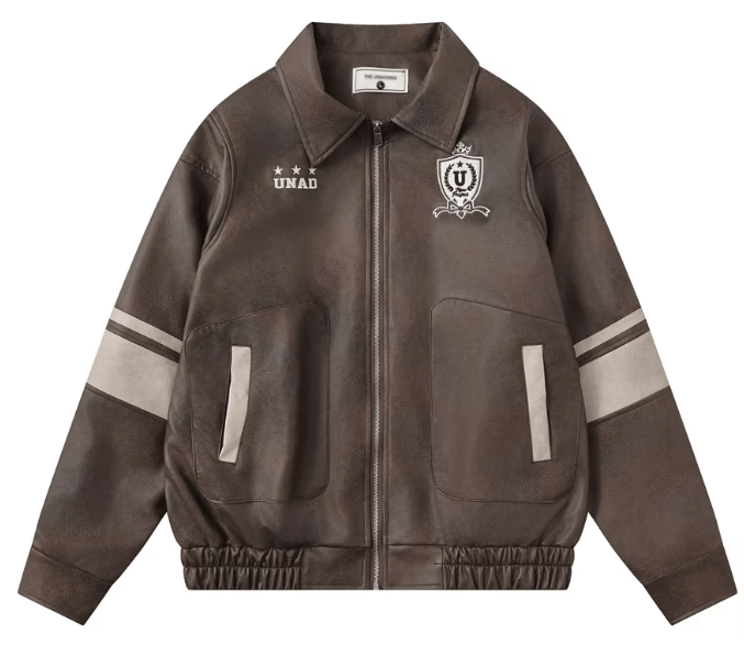 Japanese Brand × Vintage "Street Club-Brown-M" Leather Jacket Size US M / EU 48-50 / 2 - 2 Thumbnail