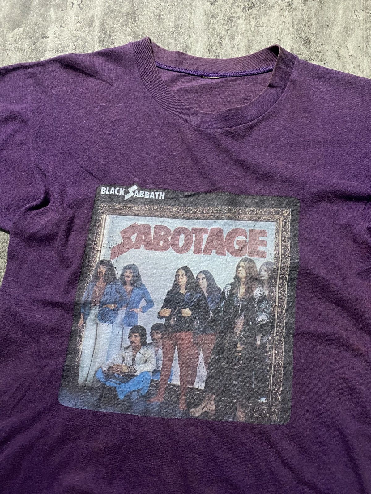 Band Tees Rare 80's Black Sabbath Sabotage Rock Tshirt Size US M / EU 48-50 / 2 - 3 Thumbnail