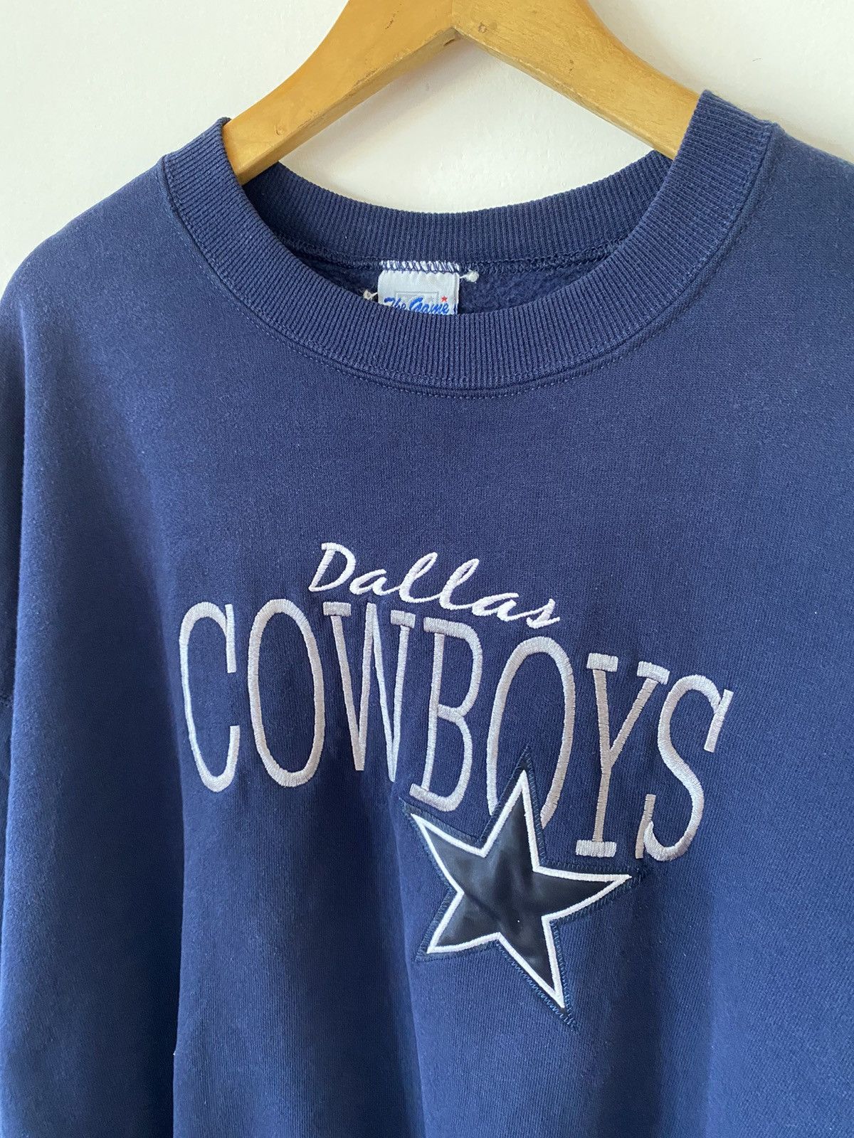 NFL Vintage 90's The Game Sunfaded NFL Dallas Cowboys Crewneck Size US XXL / EU 58 / 5 - 2 Thumbnail