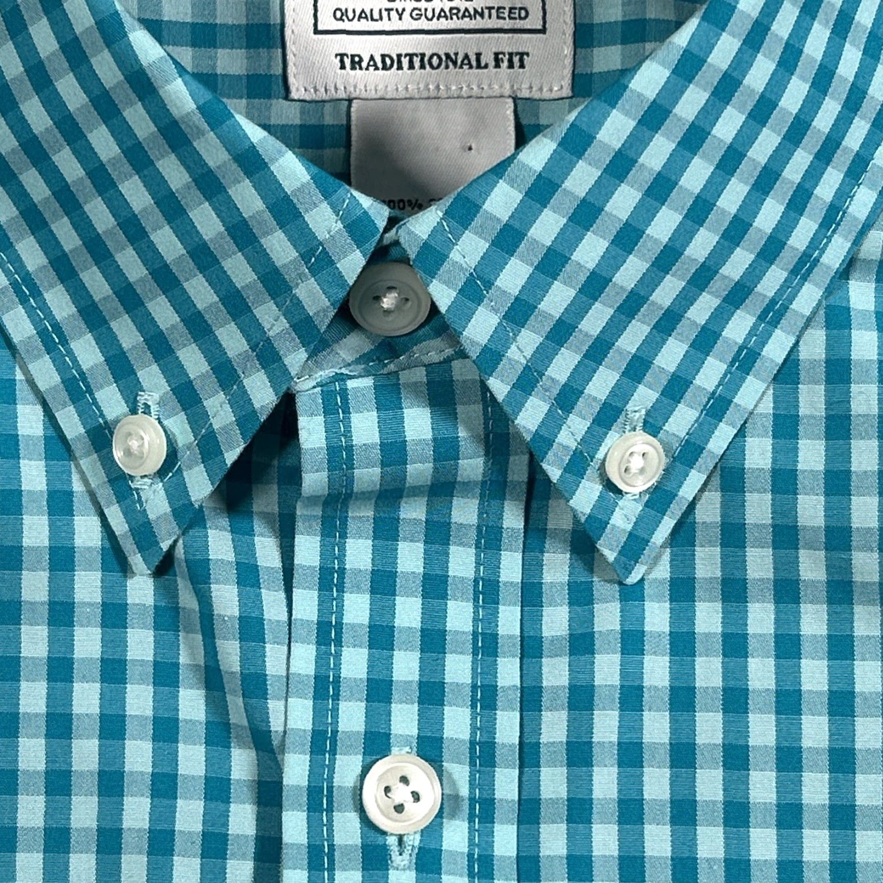 Vintage LL Bean Long Sleeve Button Down Traditional Fit Blue Plaid Shirt Mens M Reg Size US M / EU 48-50 / 2 - 6 Thumbnail