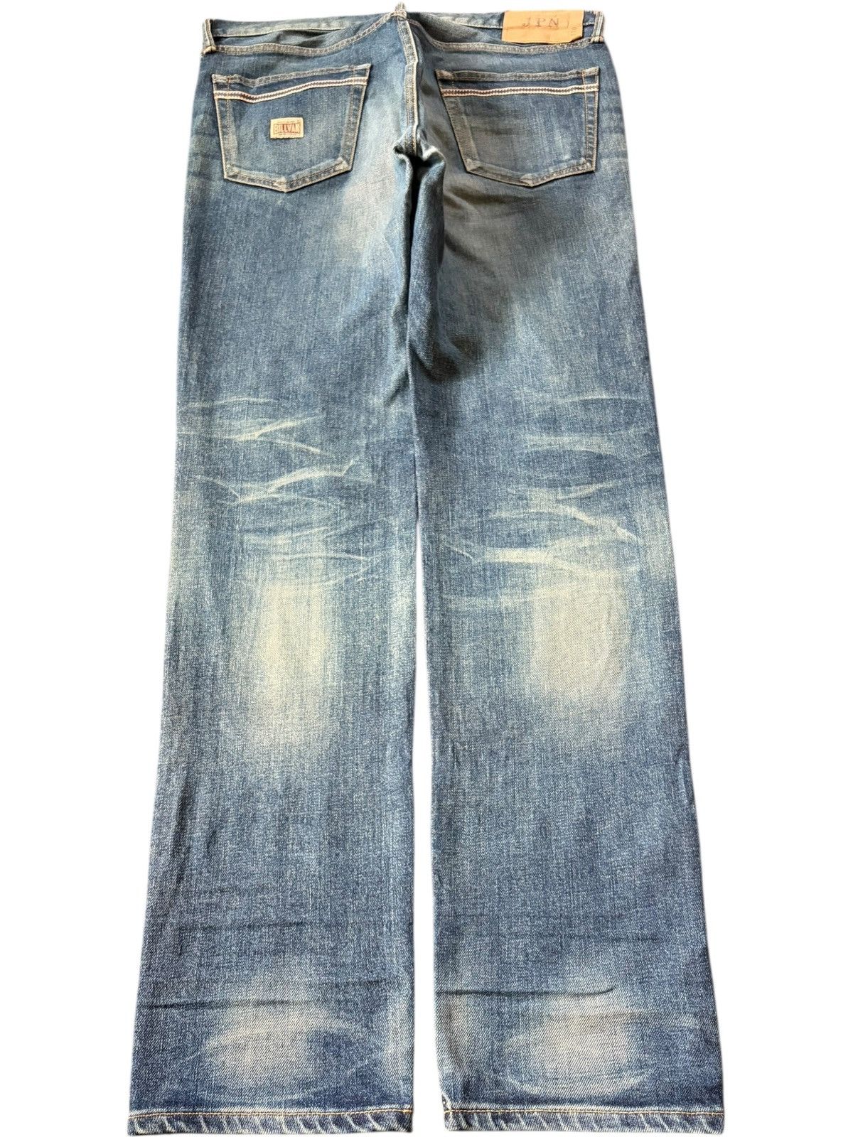 Studio D'Artisan Vintage Japanese Brand Mud Wash Distressed Jeans Size US 35 - 2 Thumbnail