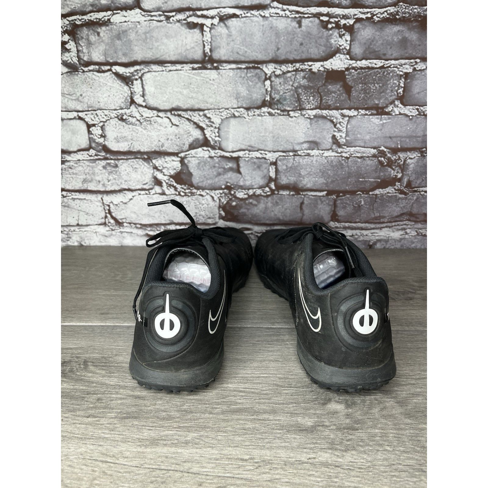 Nike Nike Tiempo Legend 9 Academy TF Black Grey Soccer Shoes Men Size US 8.5 / EU 41-42 - 5 Thumbnail