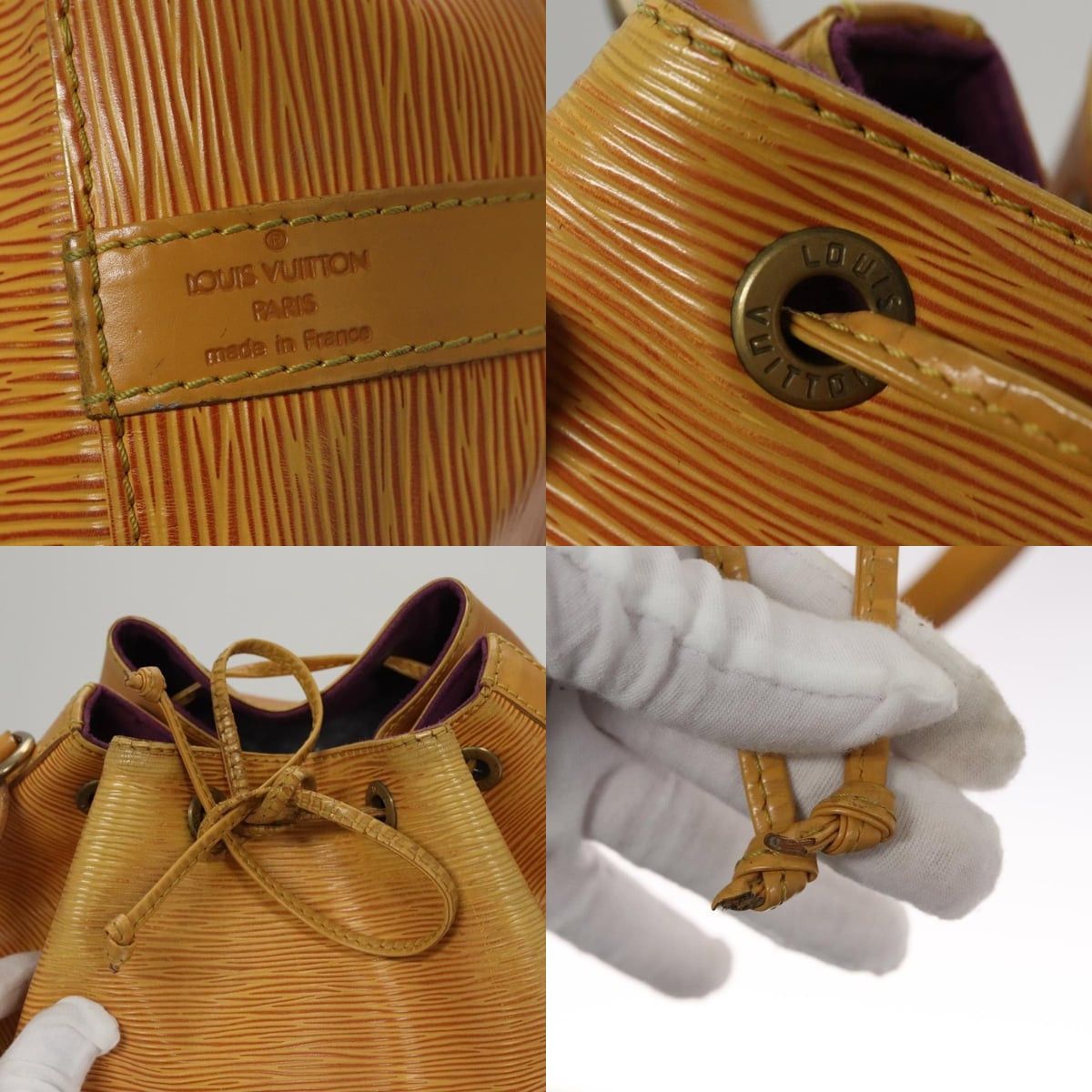 Louis Vuitton LOUIS VUITTON Epi Petit Noe Shoulder Bag Yellow M44109 Size ONE SIZE - 11 Thumbnail